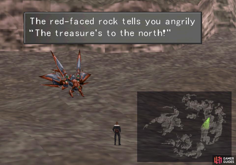 Fly to the Mordred Plains north of Esthar and go in the opposite directions the red faces tell you