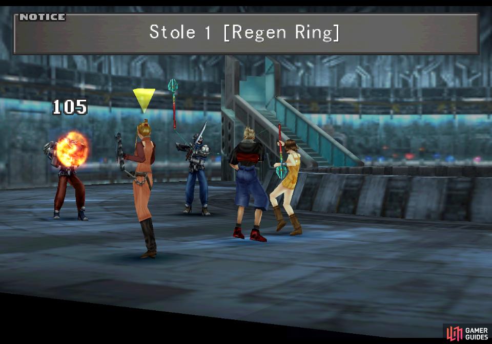 and steal a Regen Ring from Biggs