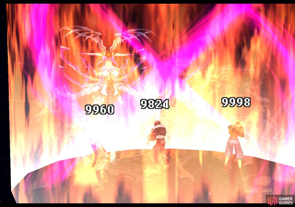 Ultimecia's Hell's Judgement attack will reduce every character to 1 HP.