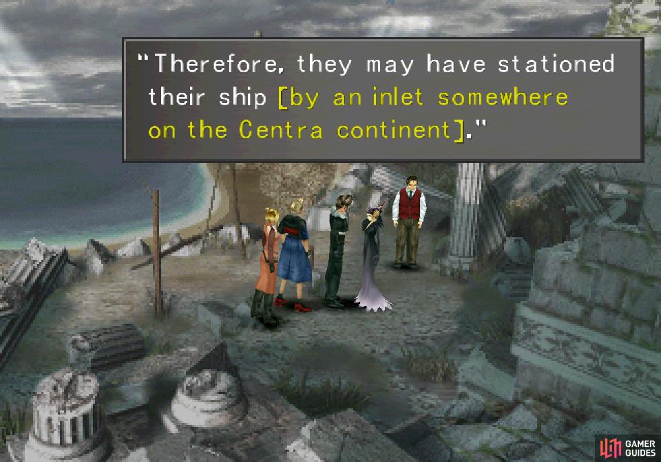 Return to Edea and she'll give you a letter and a rough clue of where to look for the White SeeD ship