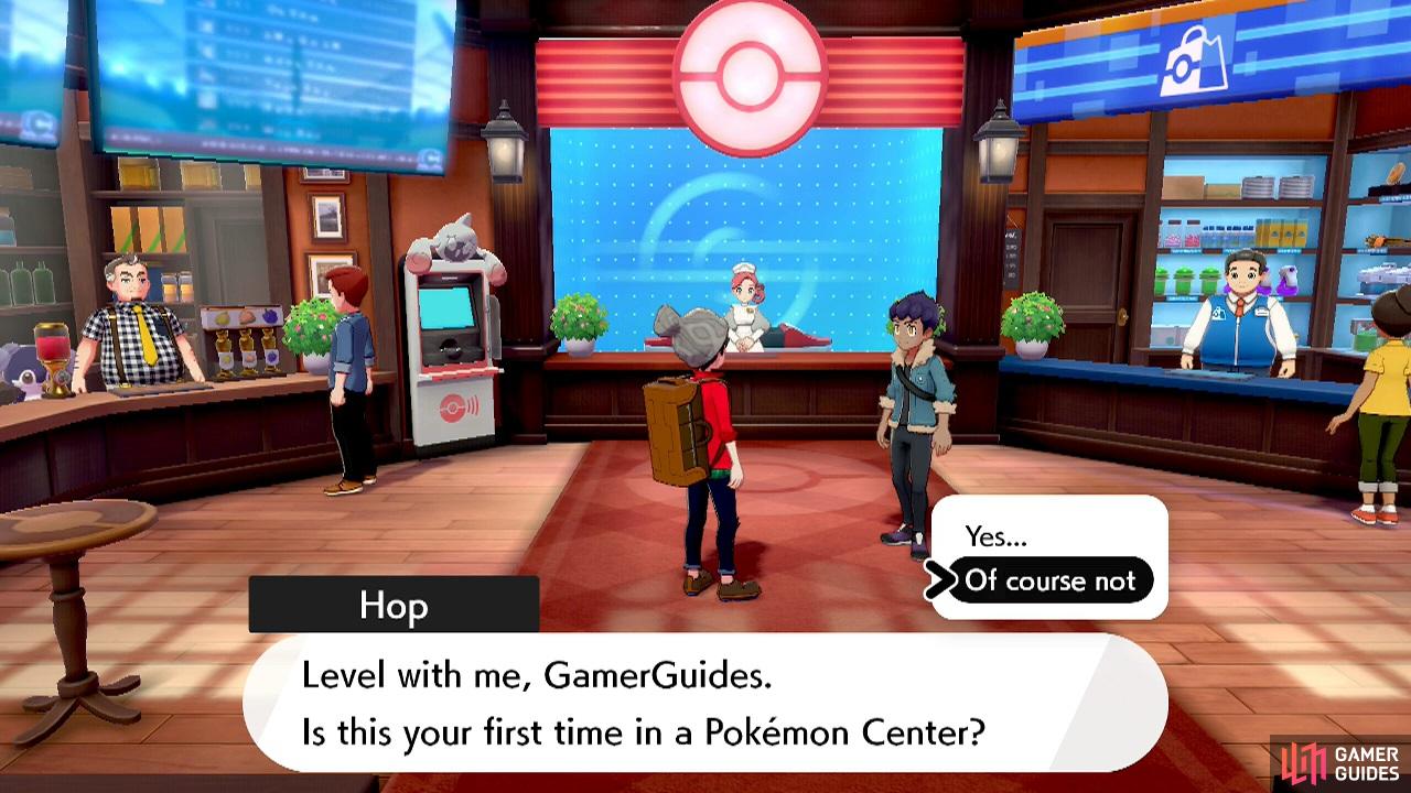 We'll tell you straight, Hop, we've been to Pokémon Centres more times than you've had hot dinners.