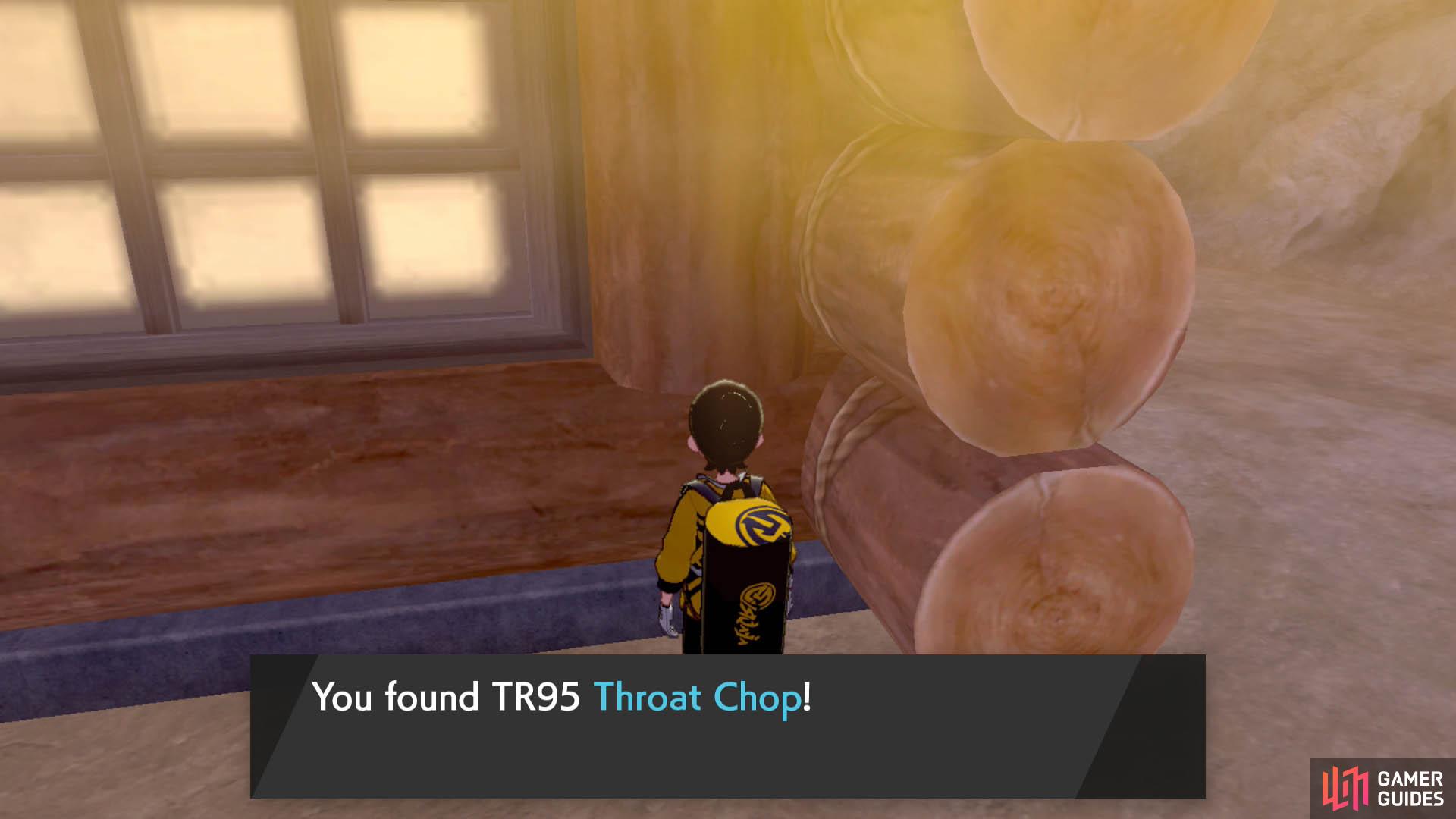 Throat Chop is a menacing move that stops the foe from using sound-based moves like Hyper Voice for 2 turns.