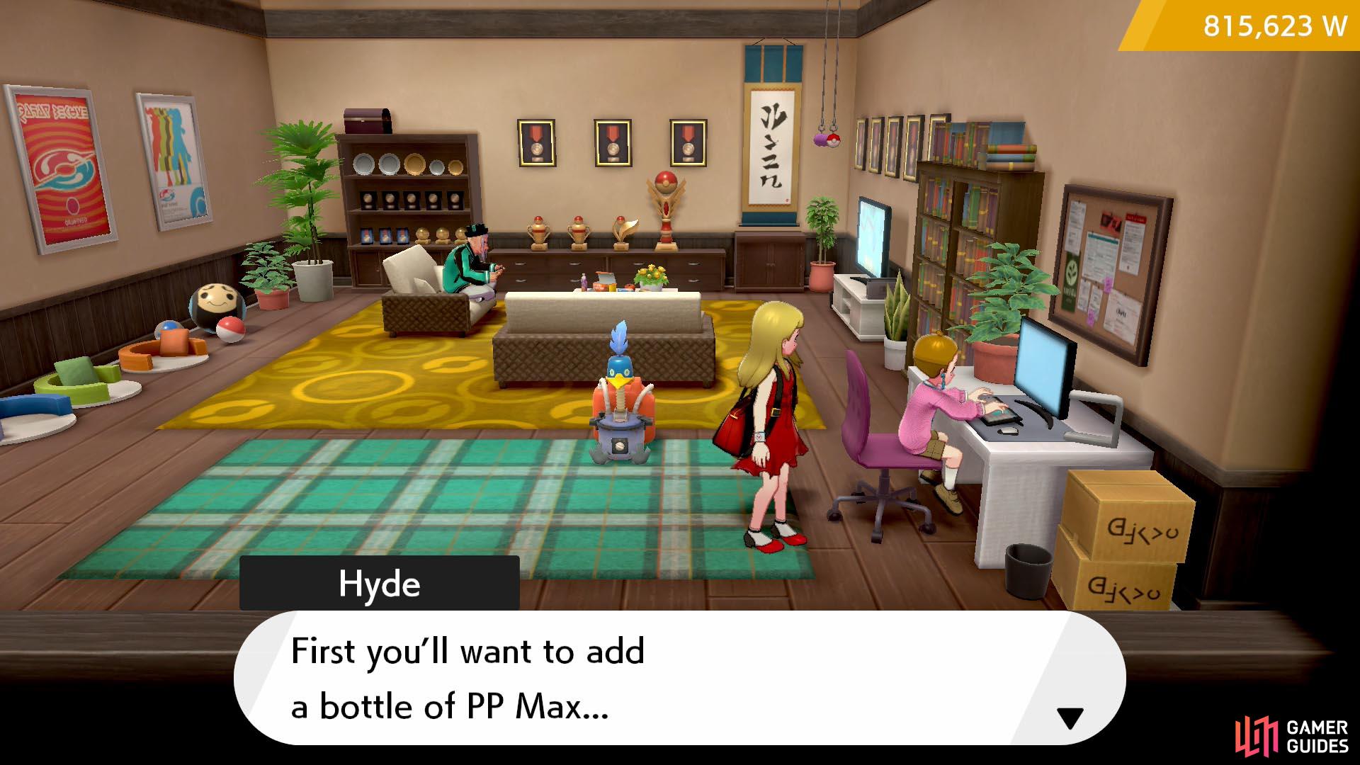 No, don't use any PP Maxes; they're too valuable. Use a Rare Candy or Bottle Cap if you must.