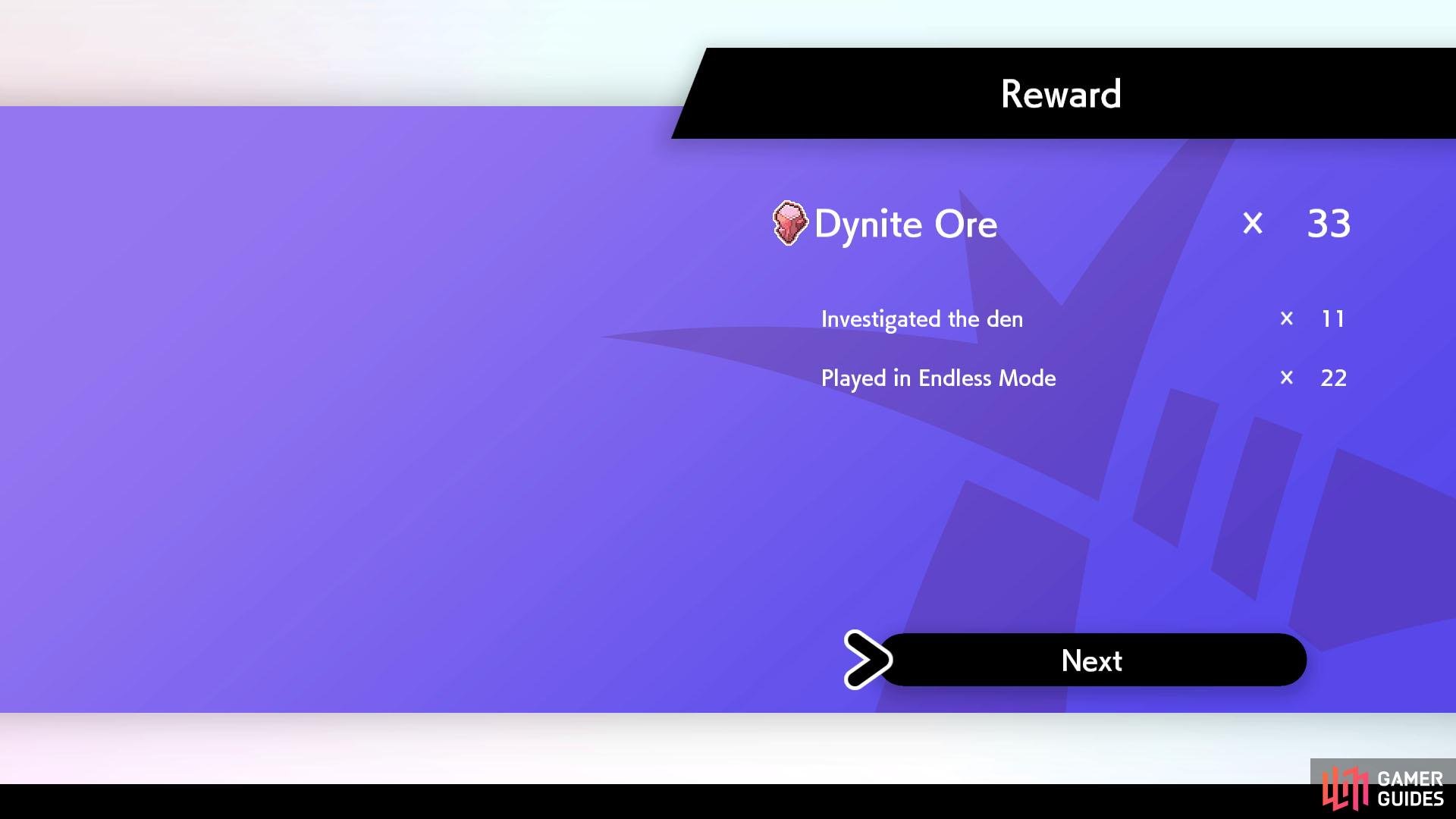 If you play well (and are really lucky), you can scoop up a lot of Dynite Ore.