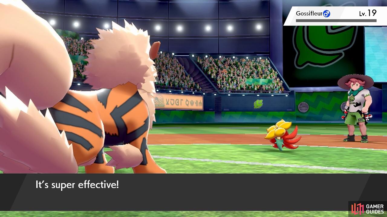 Super-effective moves will make battles go twice as fast.