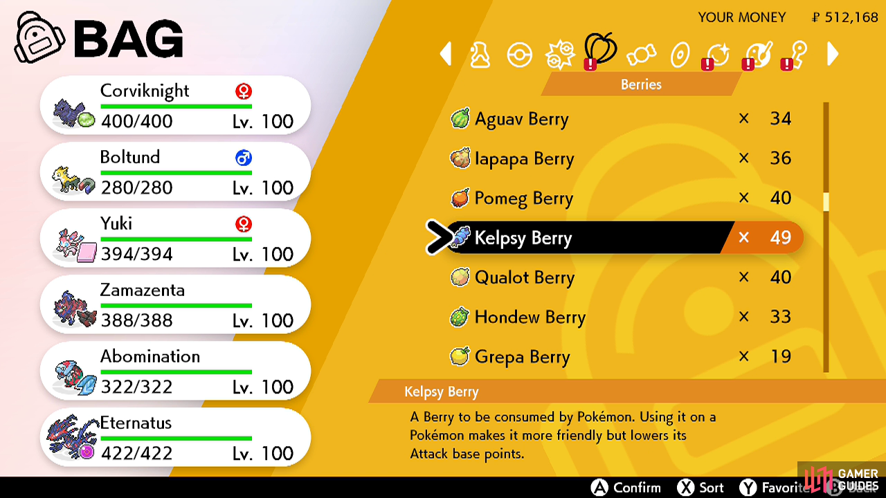 IVs/EVs (Individual Values/ Effort Values)