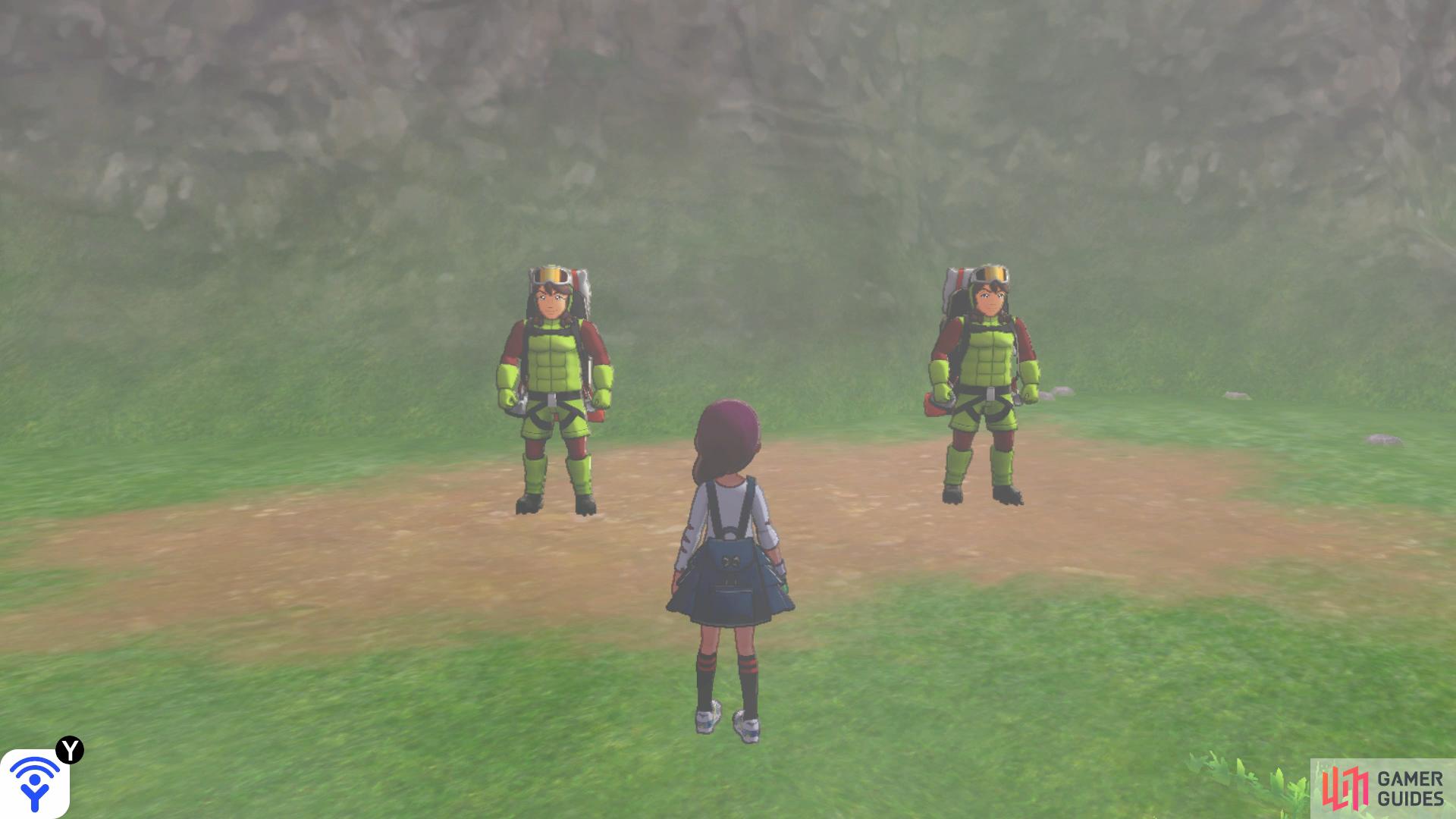 You'll find the Digging Duo just before you reach the Pokémon Nursery. 