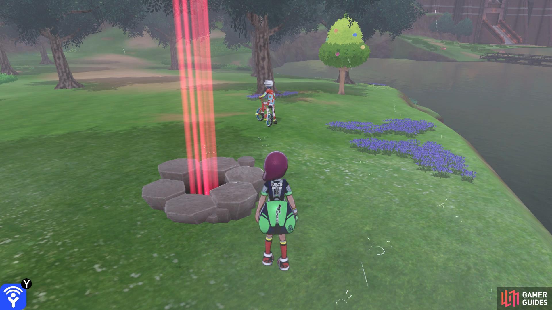 then search south of the first Berry Tree to the north to find Den C.