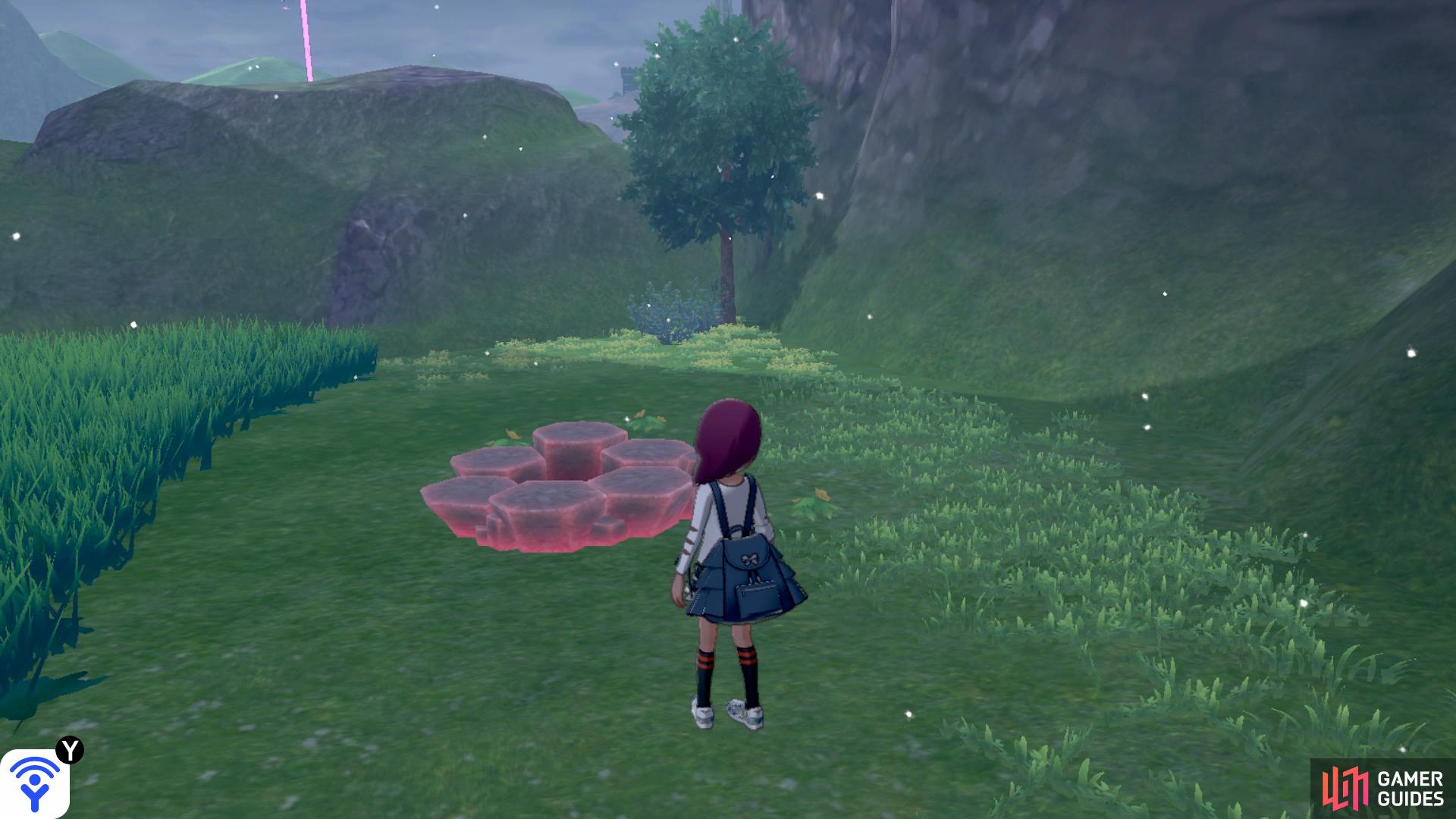 Den F can be found in the southeast corner of the Zone, this Den will only spawn Dittos.