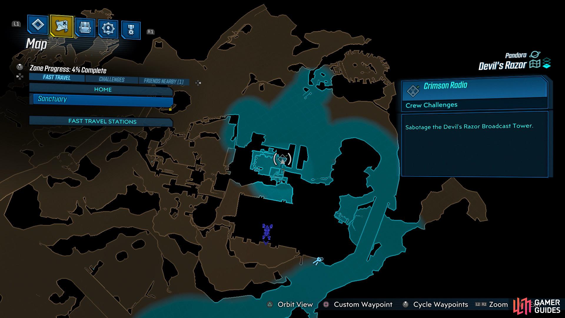 Head to this location on the map and enter the Dahl Refinery,
