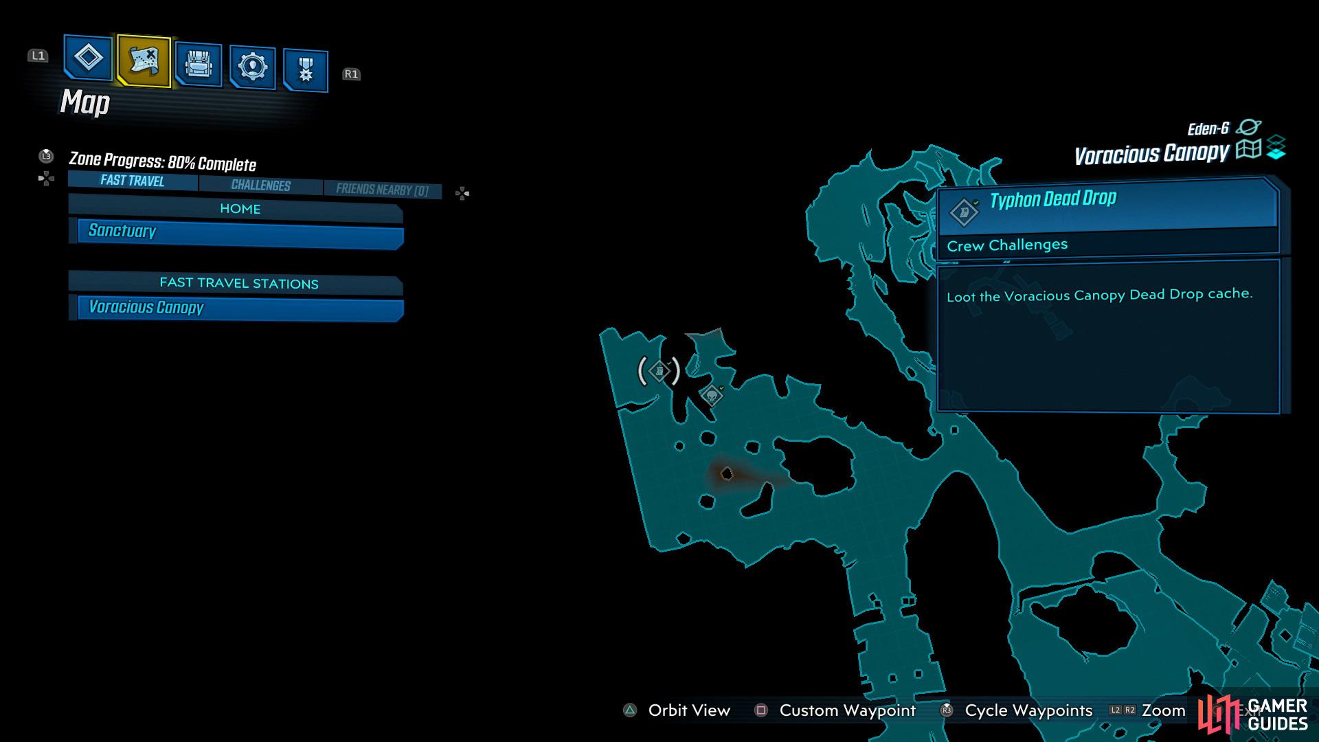 spøgelse søskende Forsendelse Crew Challenges - Voracious Canopy - Full Area Coverage | Borderlands 3 |  Gamer Guides®