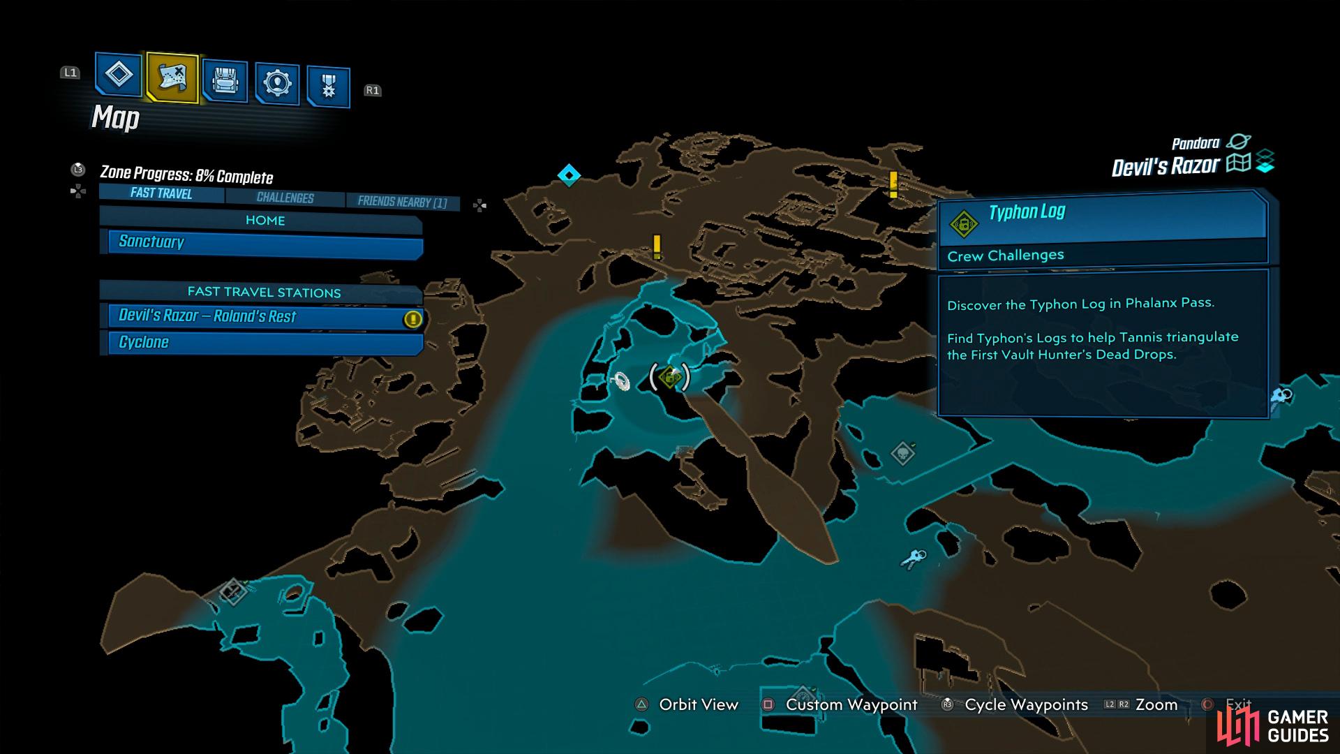 Head to this location in Phalanx Pass