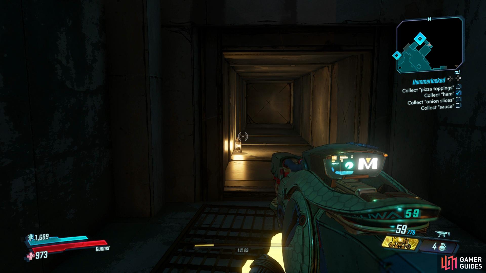 Take a right at the vent