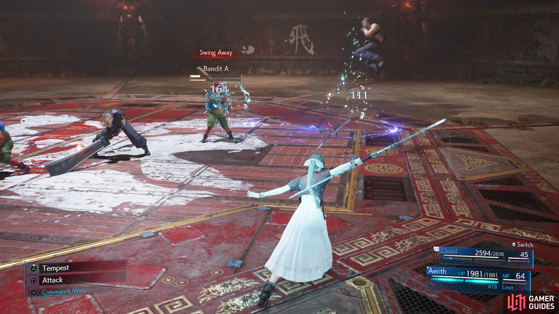 The Bandits will follow up with Swing Away on any stunned characters.
