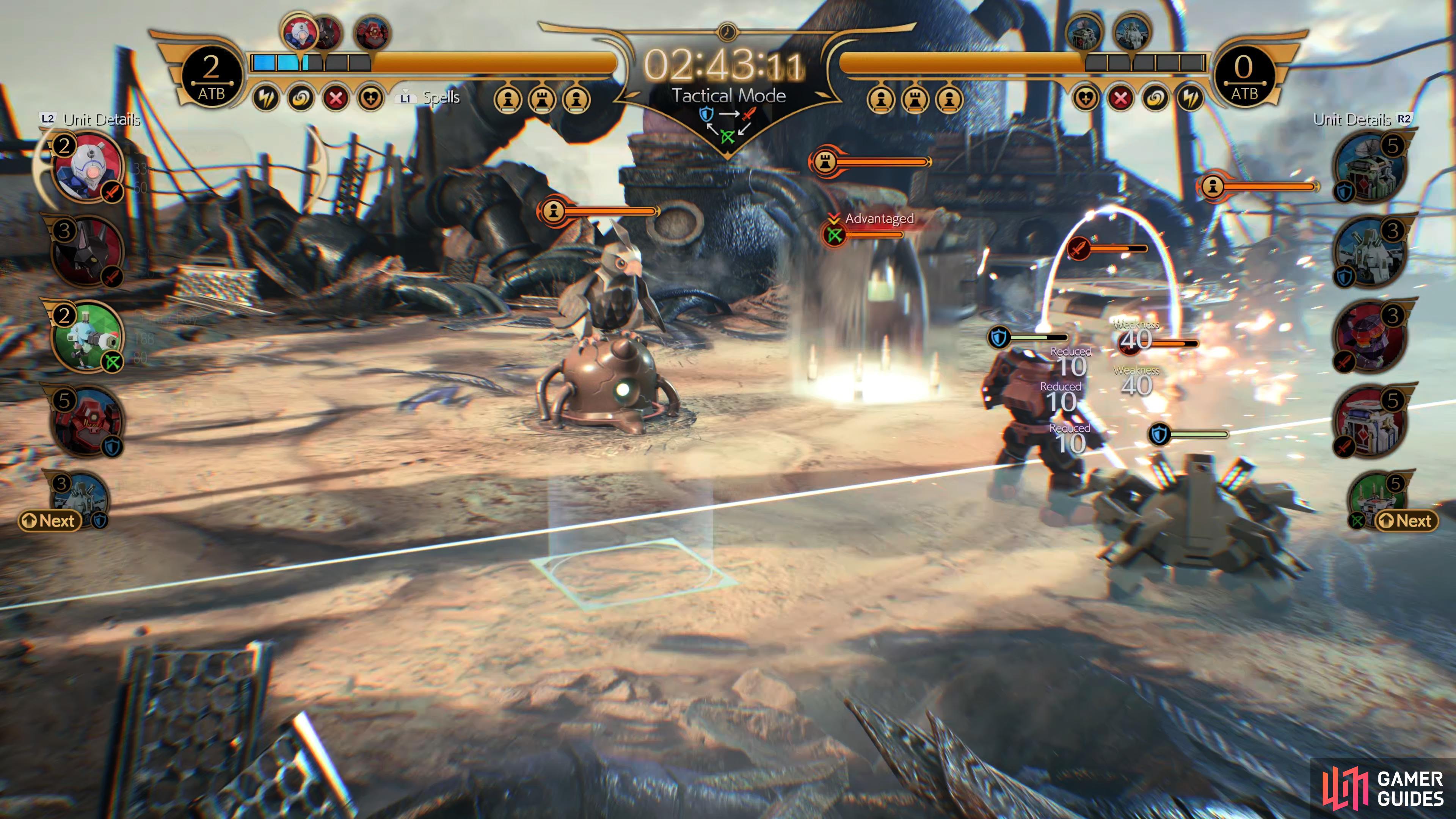 Send your Armored Shock Trooper and Blast-Ray to the middle while Guard Dogs and Shock Troopers deal with an Outpost