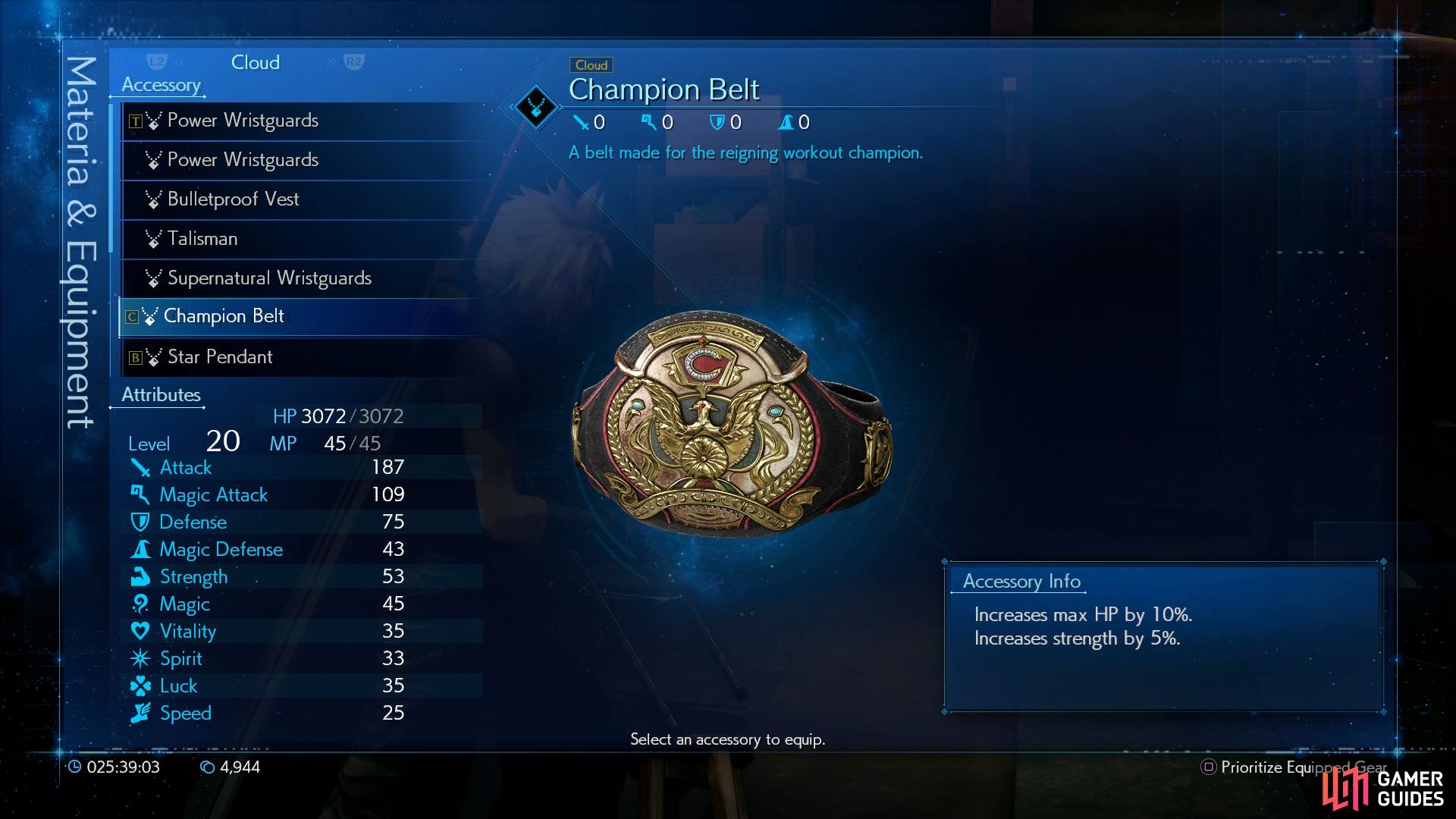 the Champion Belt is well worth the trouble to win.