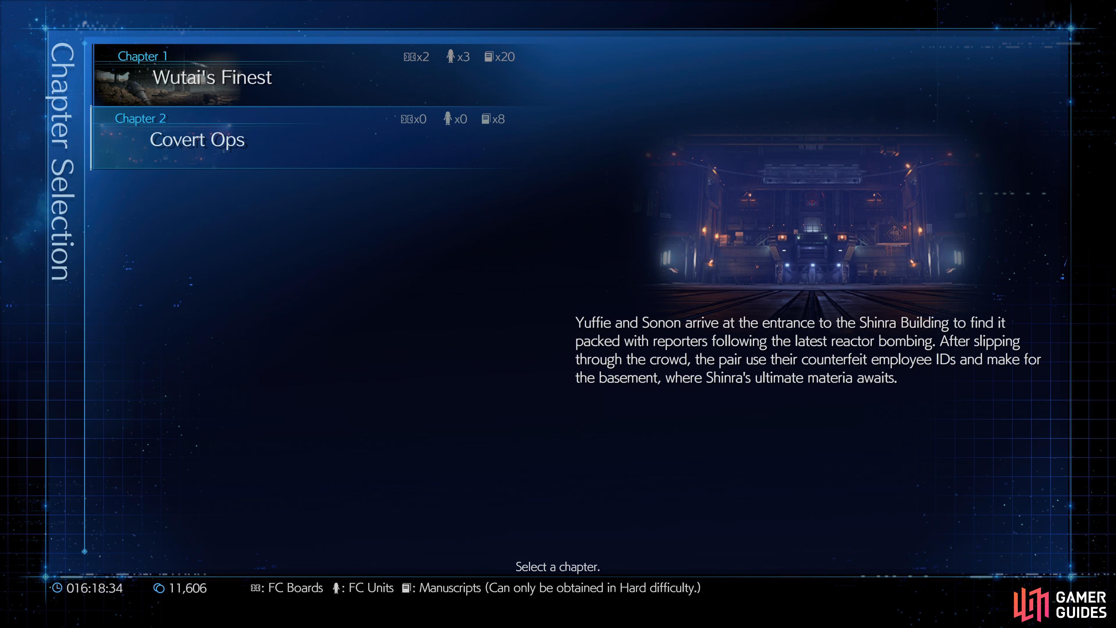 You'll unlock Chapter Selection, Hard Mode, and difficult optional battles for completing INTERmission.