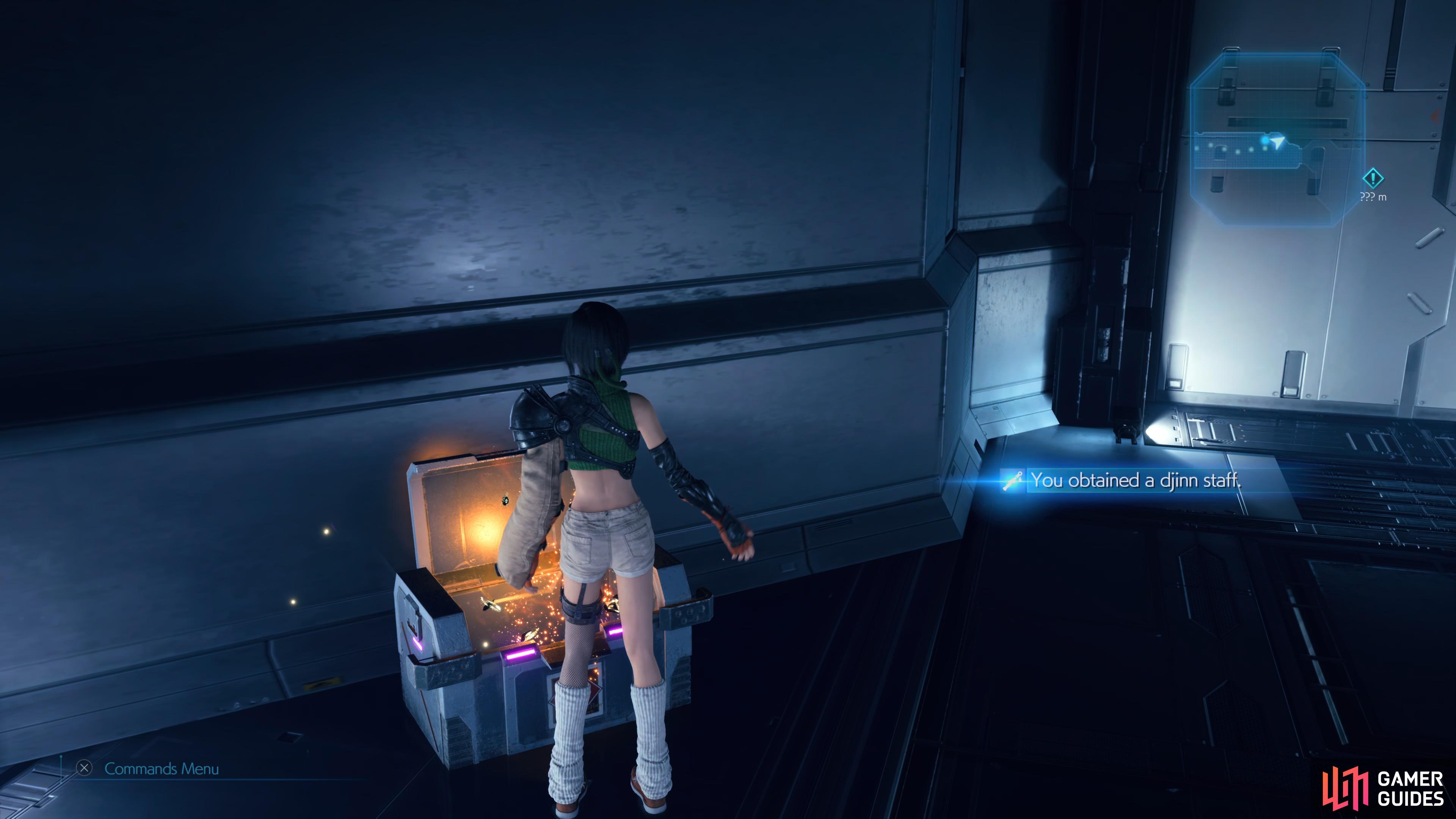 you'll find Sonon's final weapon in the next room.