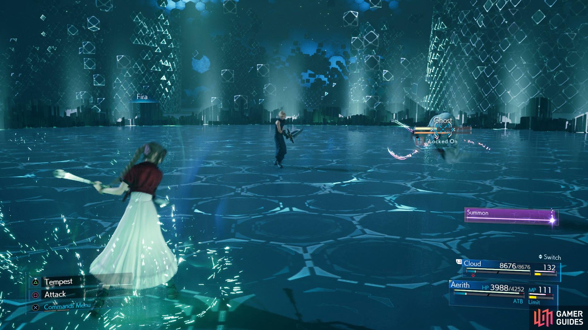 Use magic against the Ghost when it puts up a Shield.