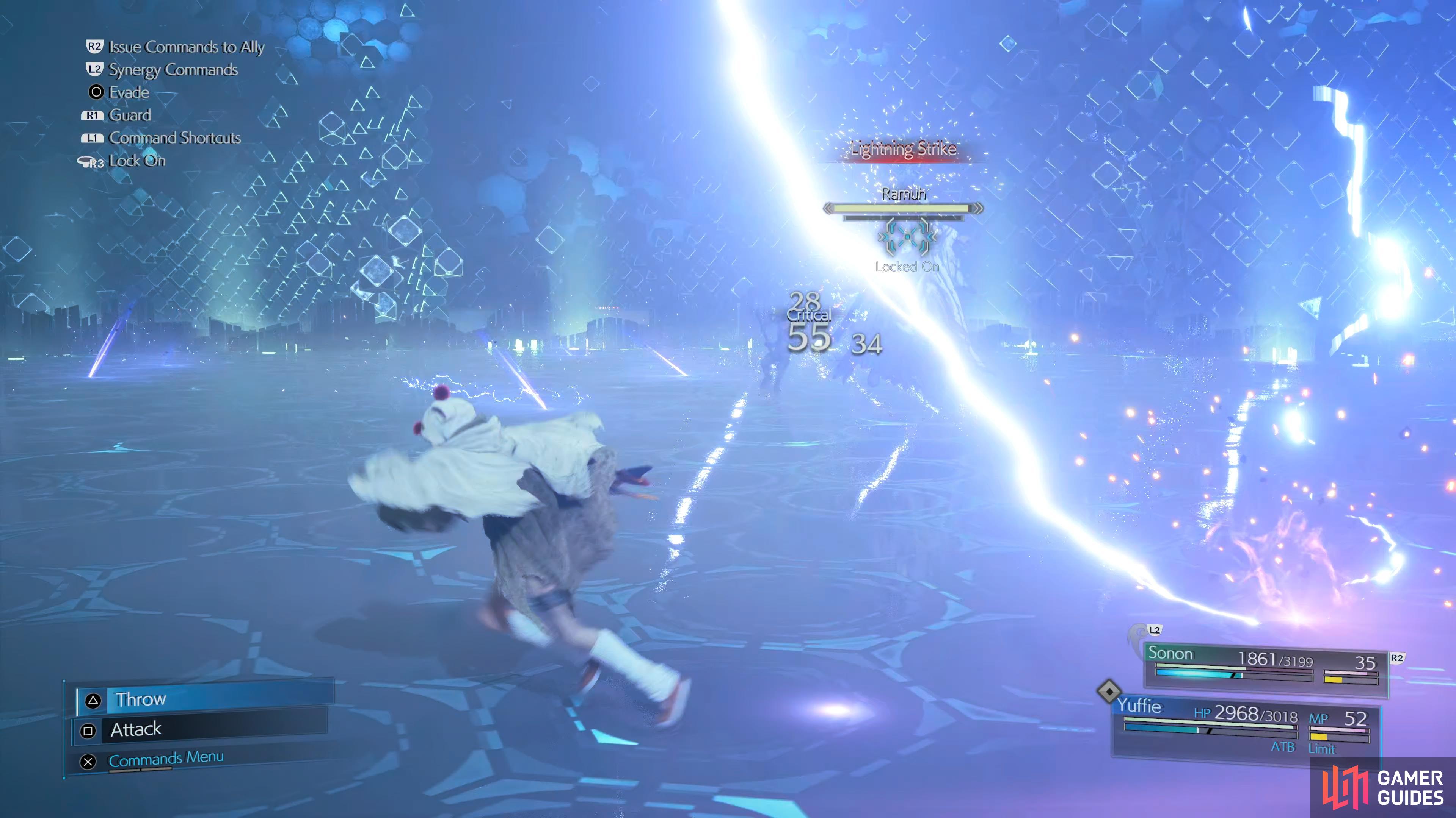 Lightning Strike will track you so keep on the move to avoid the blasts