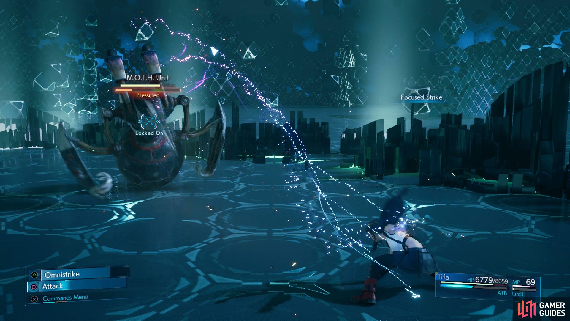It will take two uses of Focused Strike to Stagger it.