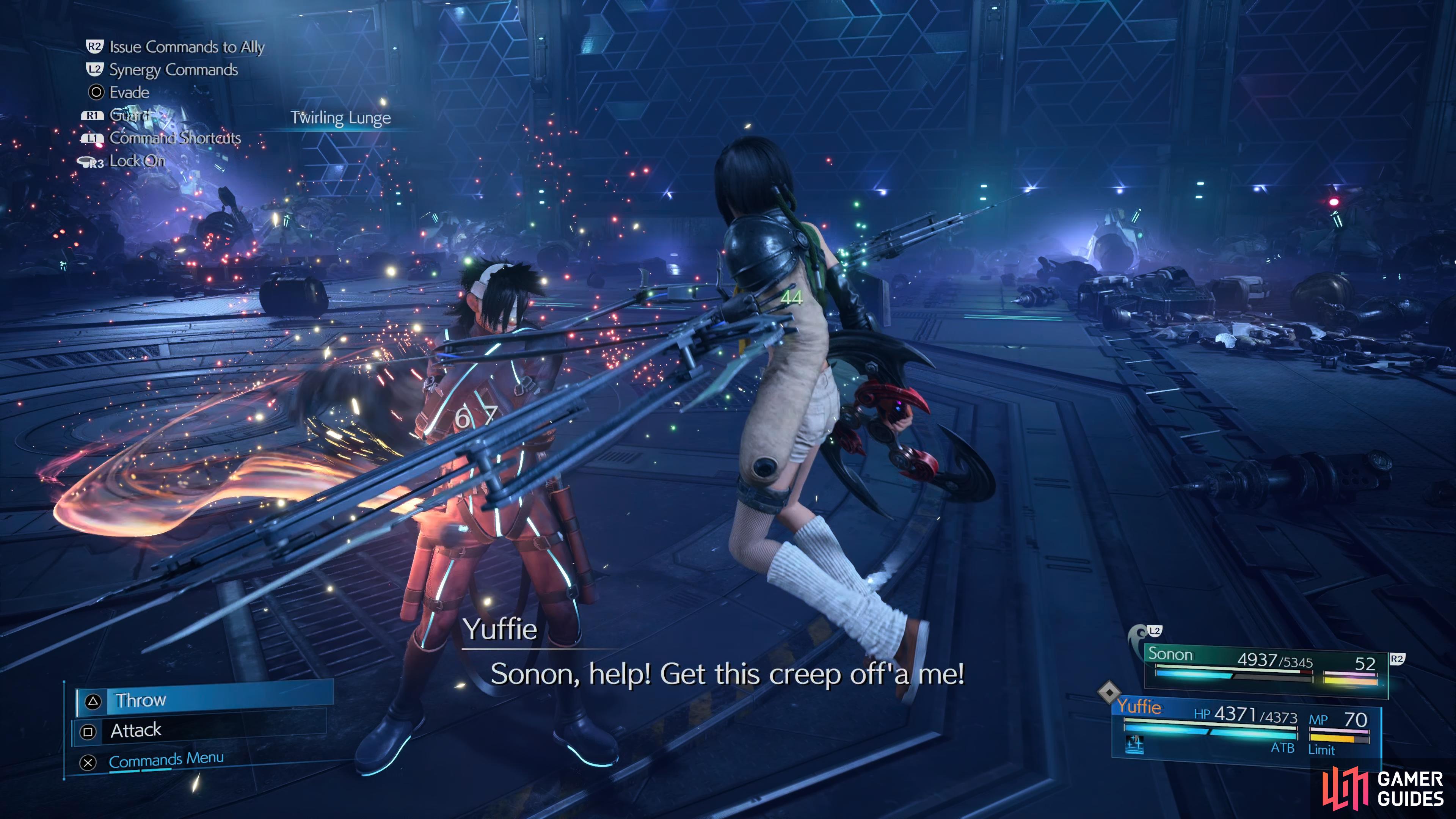 use the other character to break the current target free