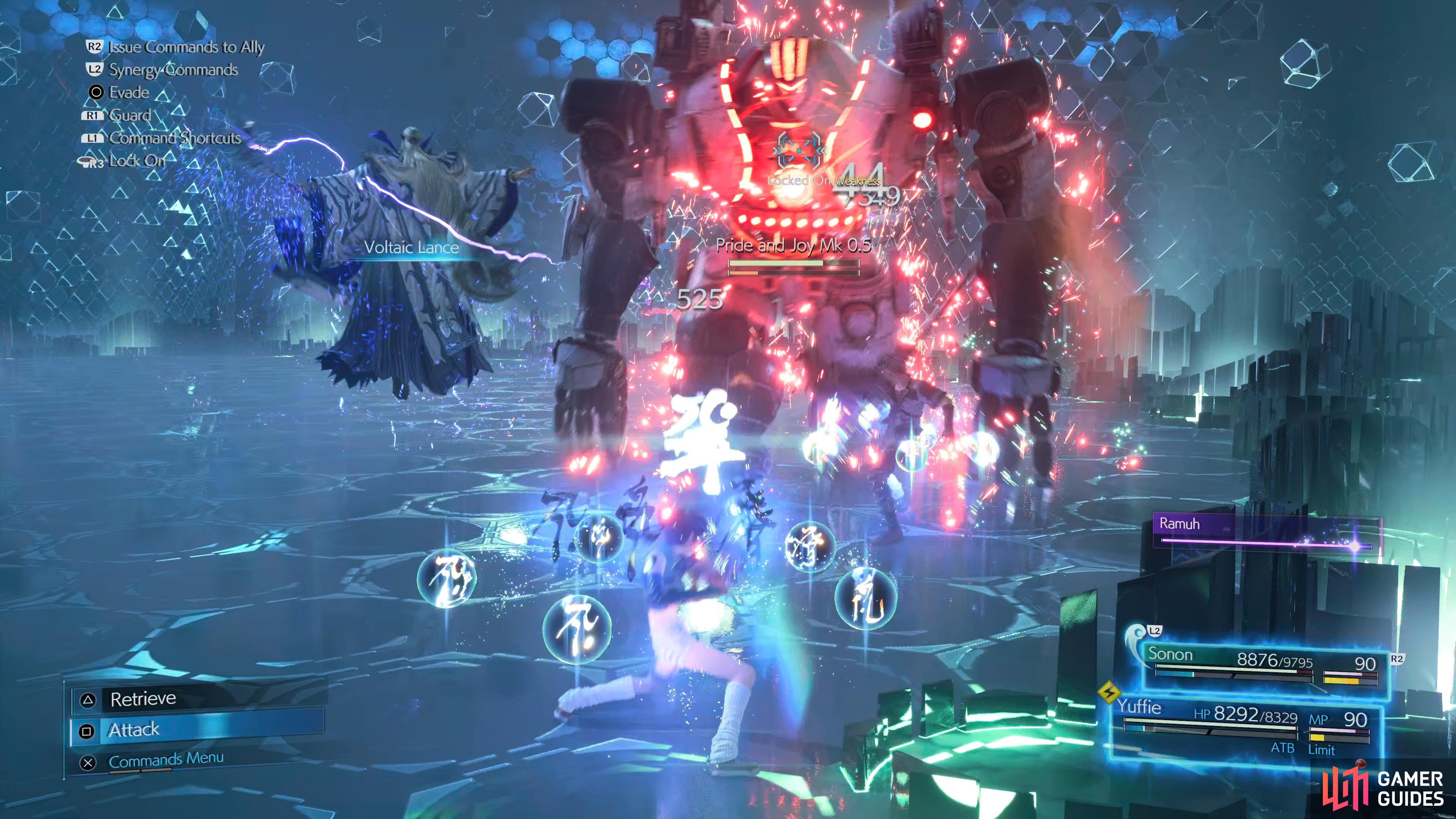 summon Ramuh as soon as possible to target its weakness