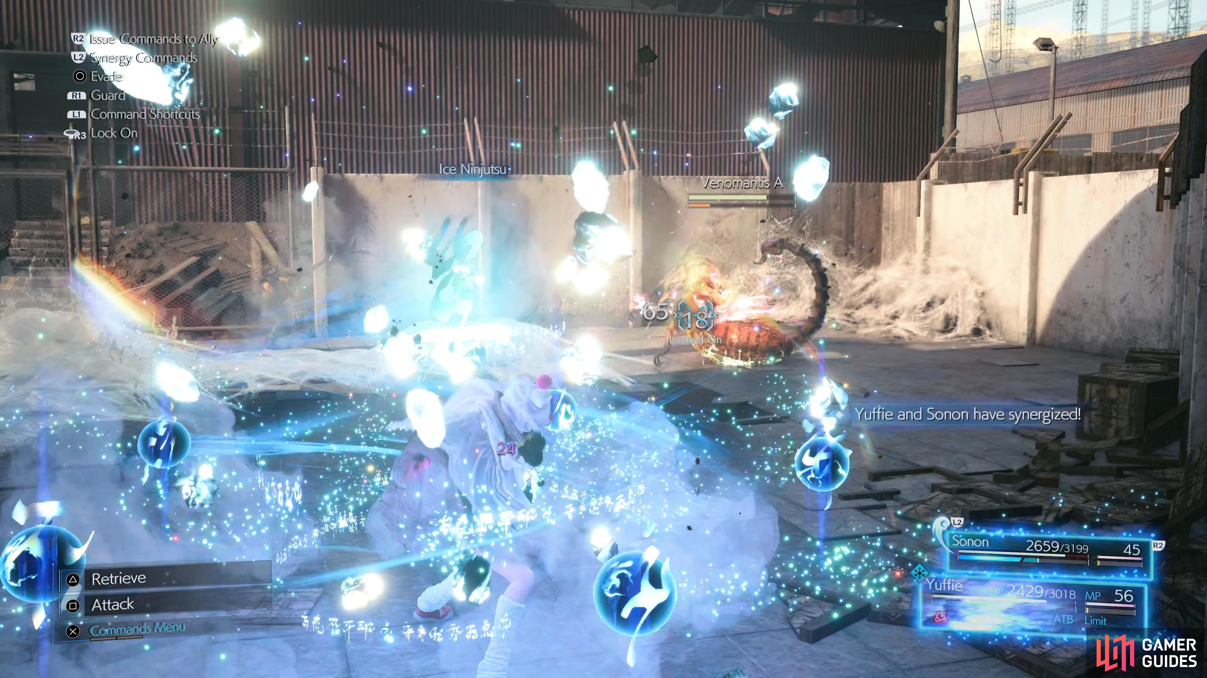 Search the Abandoned Talagger Factory and defeat the Venomantis to the east