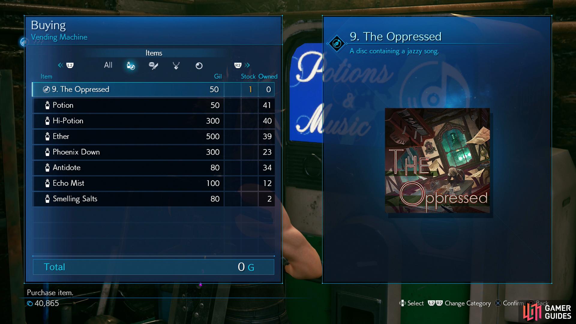 When you reach the safe room, be sure to purchase "The Oppressed" Music Disc.