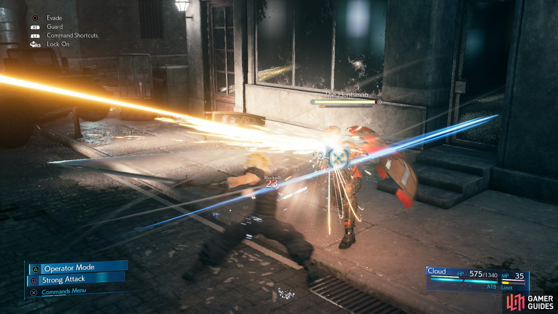 Punisher mode's counterattacks might not leave him vulnerable for long nor do a great deal of damage, but it'll charge your ATB gauge well enough.
