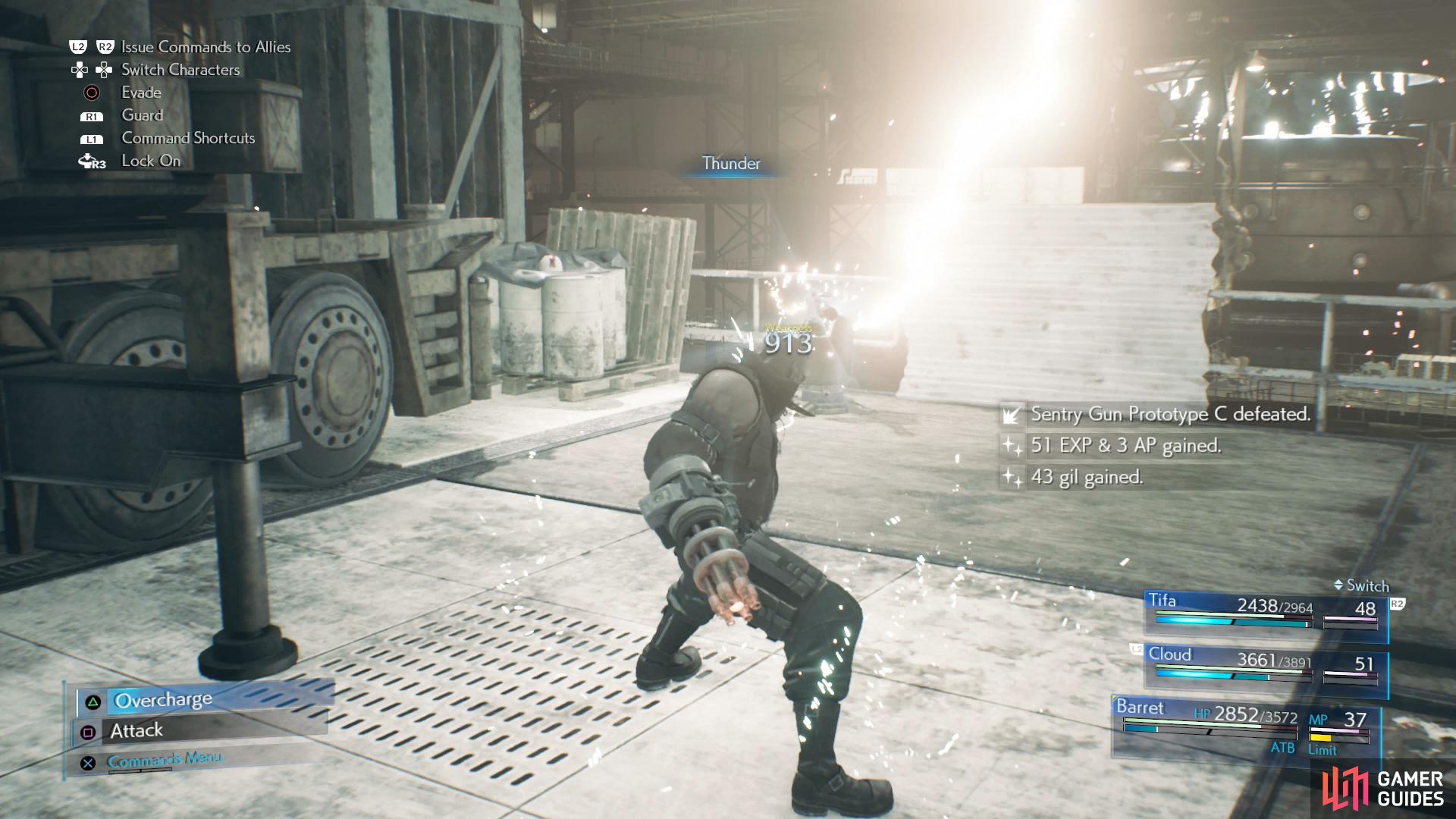 then use a lift to return to "H02", where you'll be greeted by some reactivated Sentry Gun Prototypes.