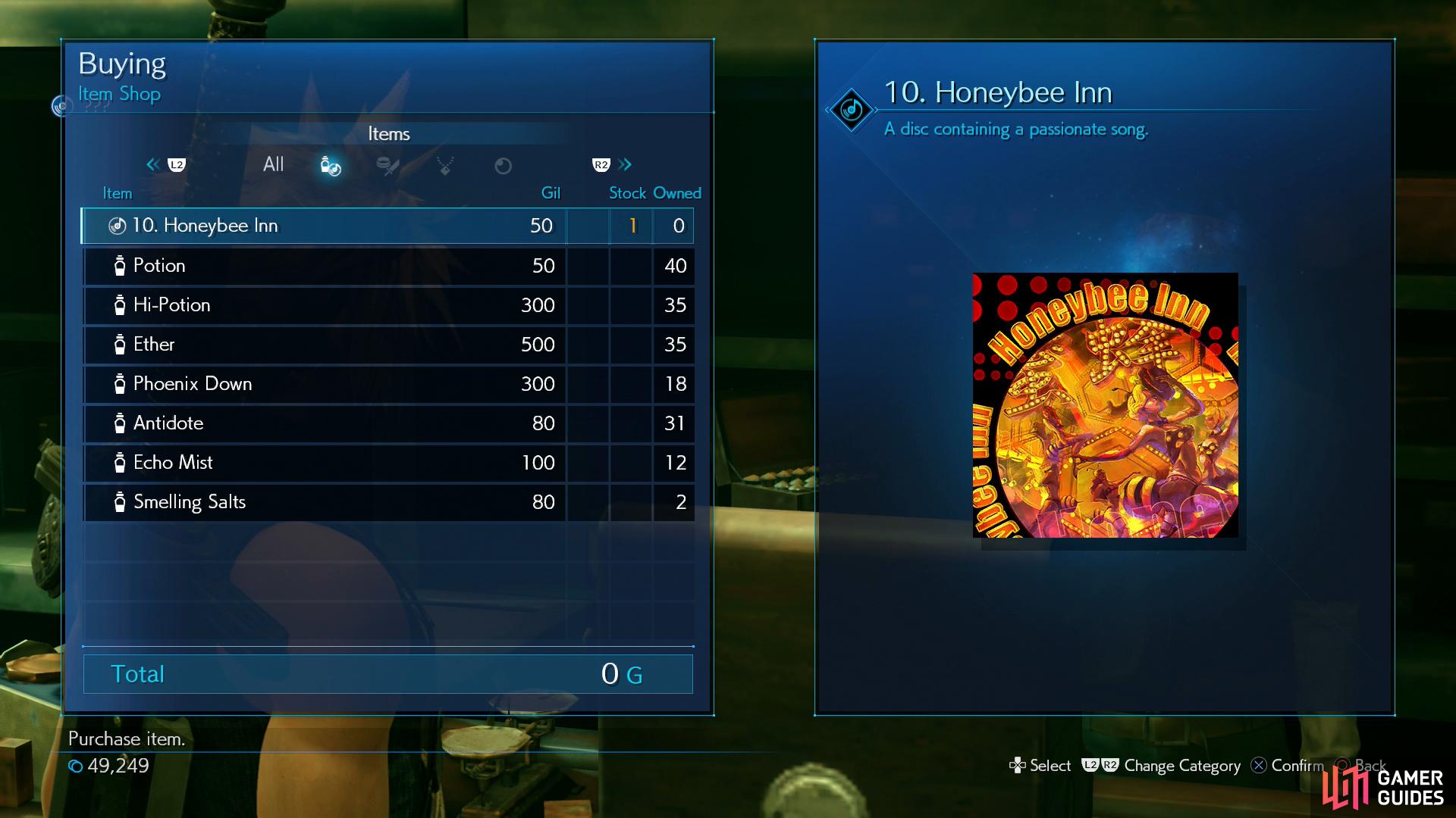 You can also buy the Honeybee Inn Music Disc from the item shop.