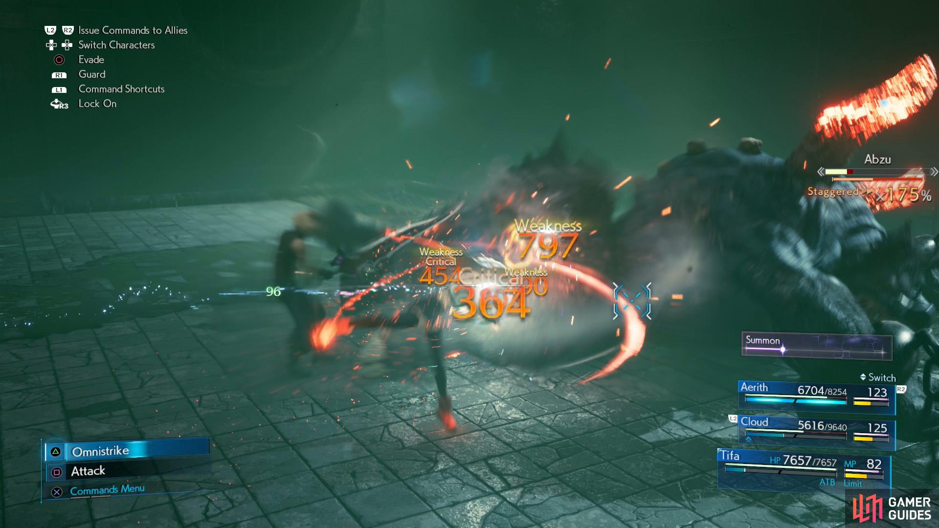 Keep up the pressure and when you finally Stagger Abzu, inflict as much damage as possible.