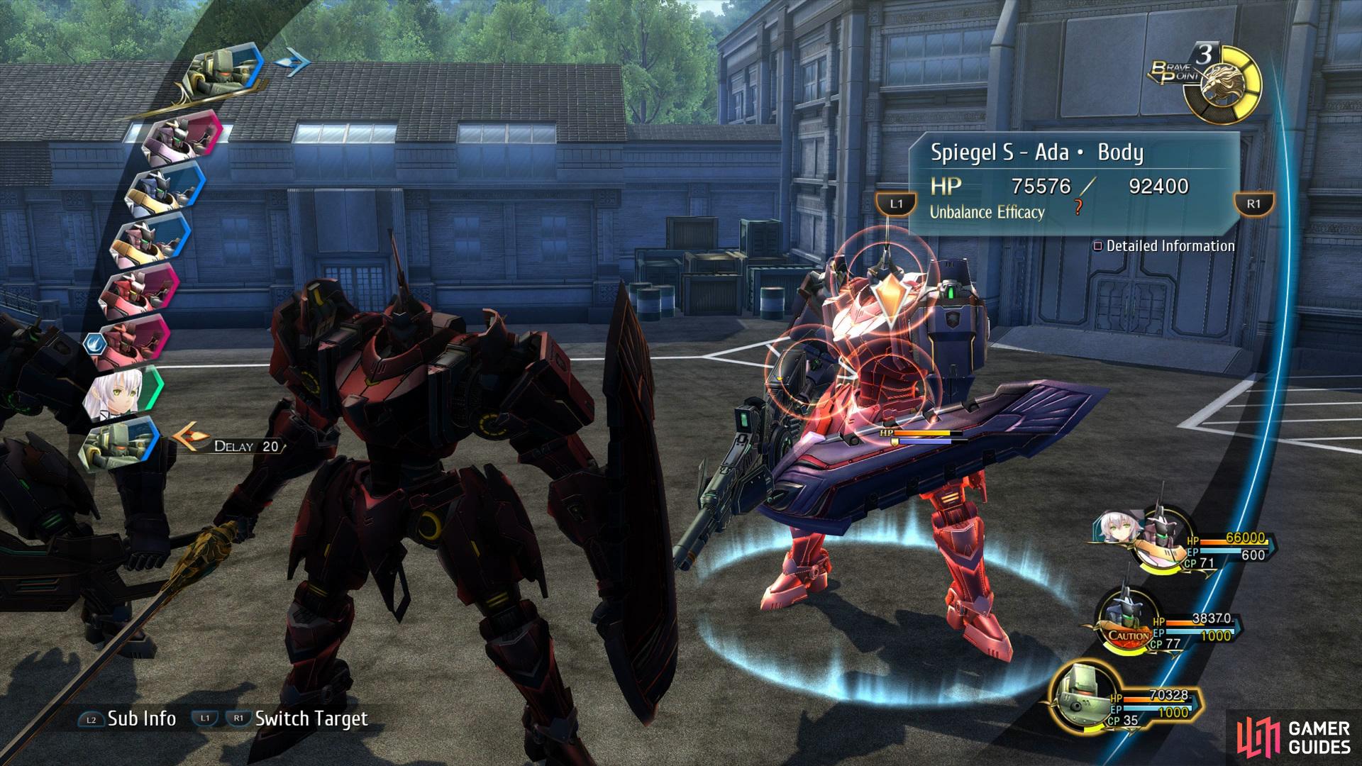 and then the body for the Charged Stance