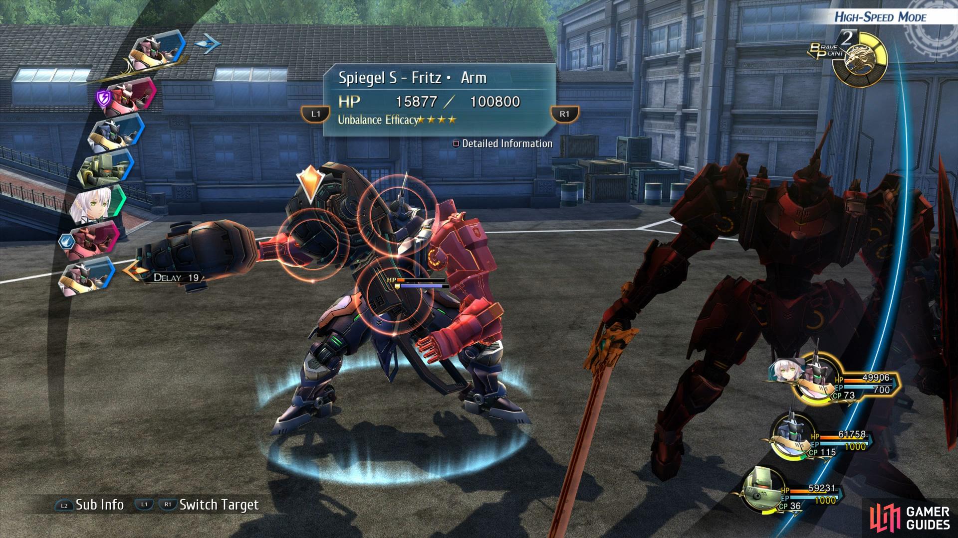 and then arms in the Charged Stance.