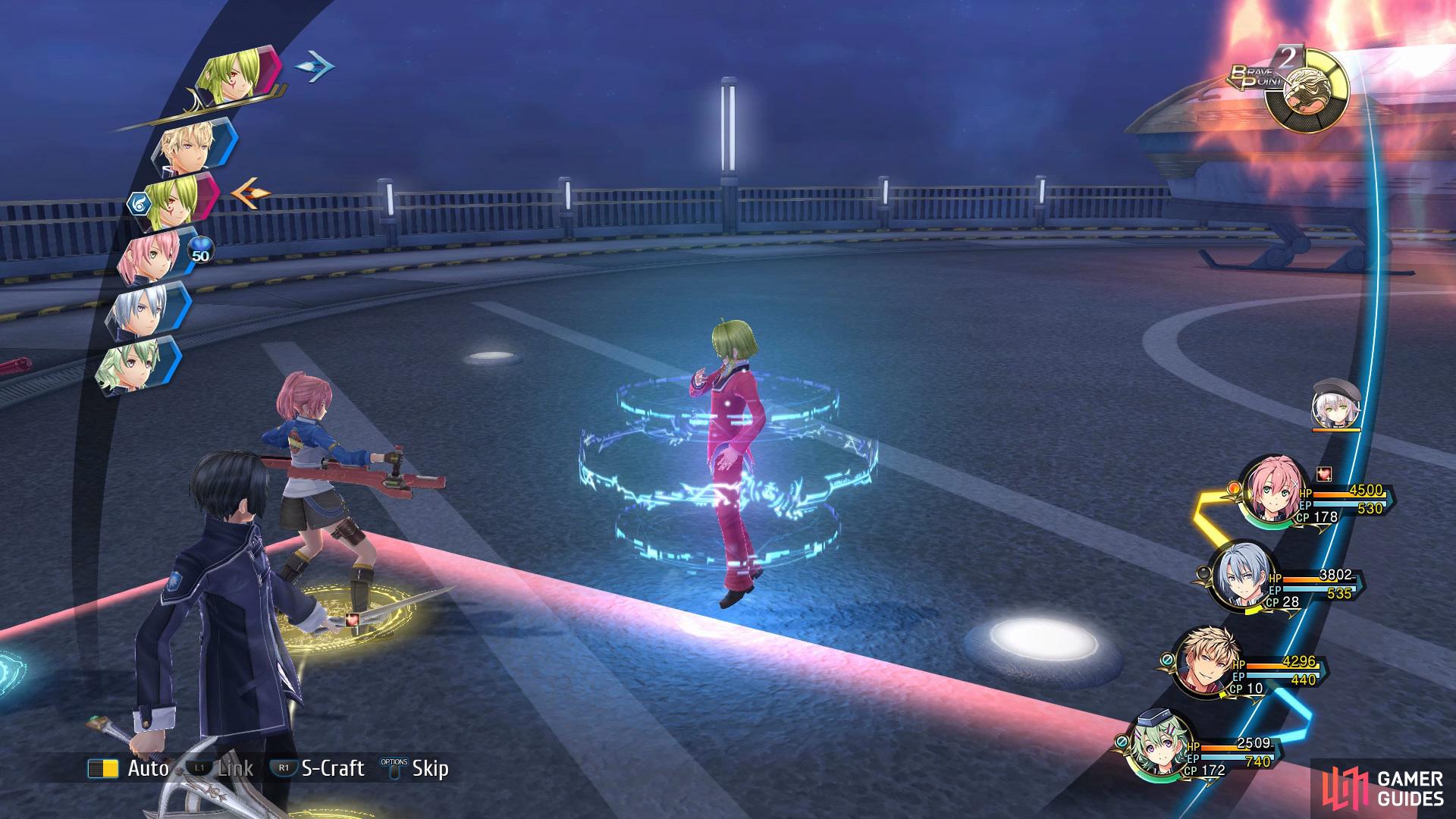 after this he'll charge up an attack that you'll need to impede.