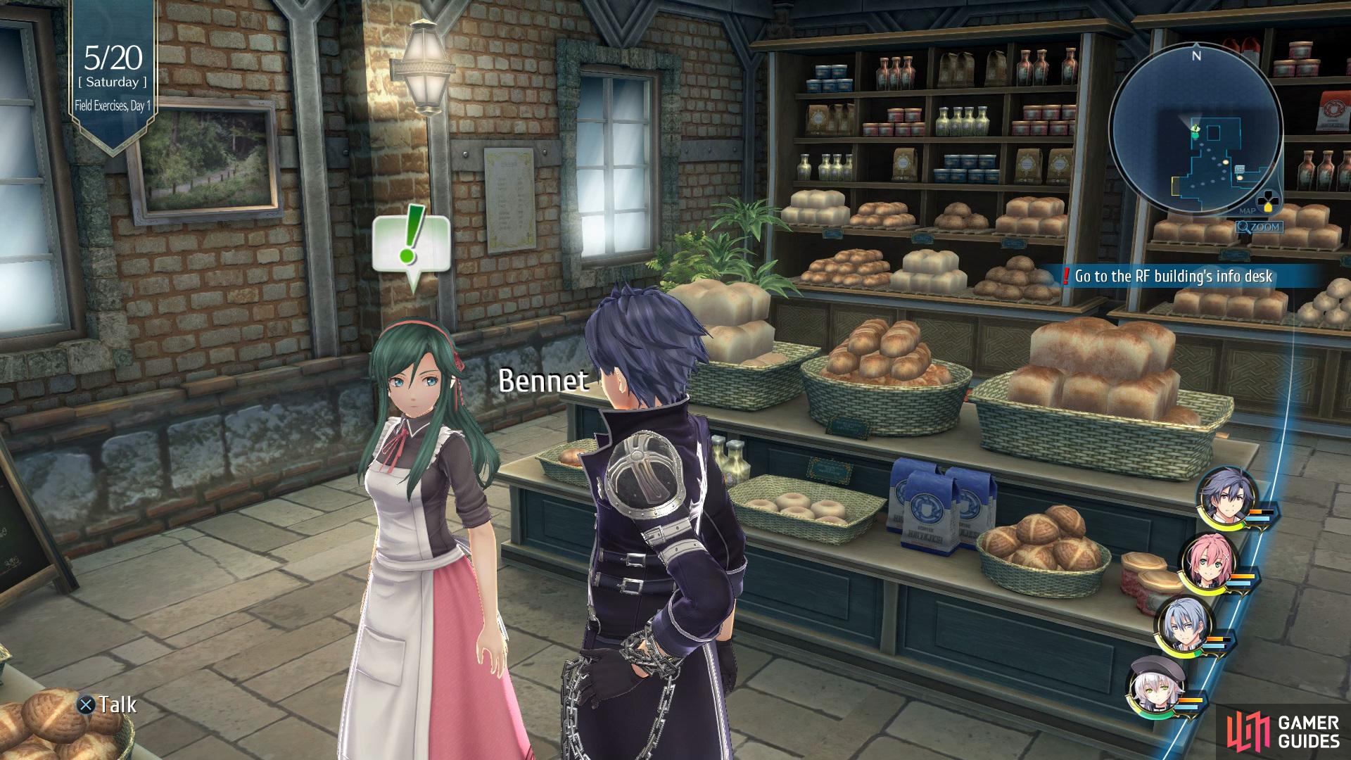 The Great Crossbell Bake Off Start Location.