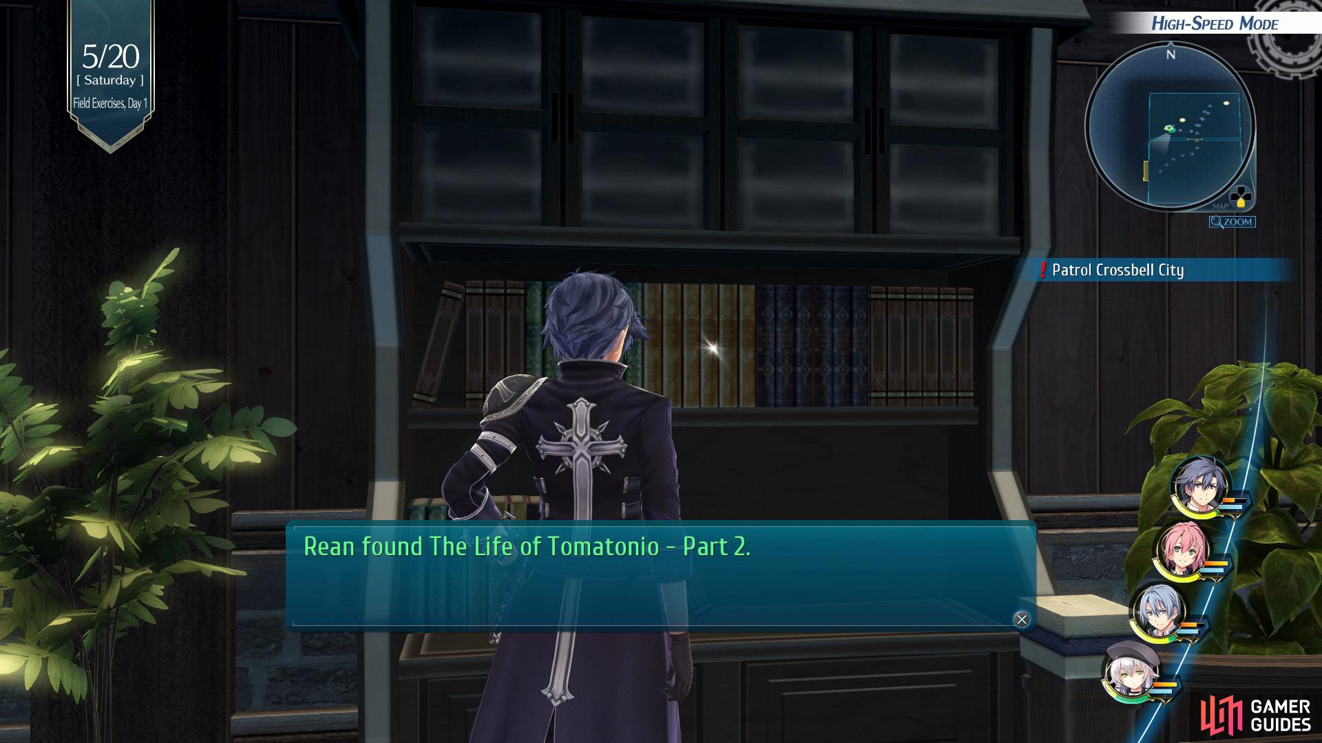 Go into the Acacia Apartments to find the The Life of Tomatonio - Part 2 Book