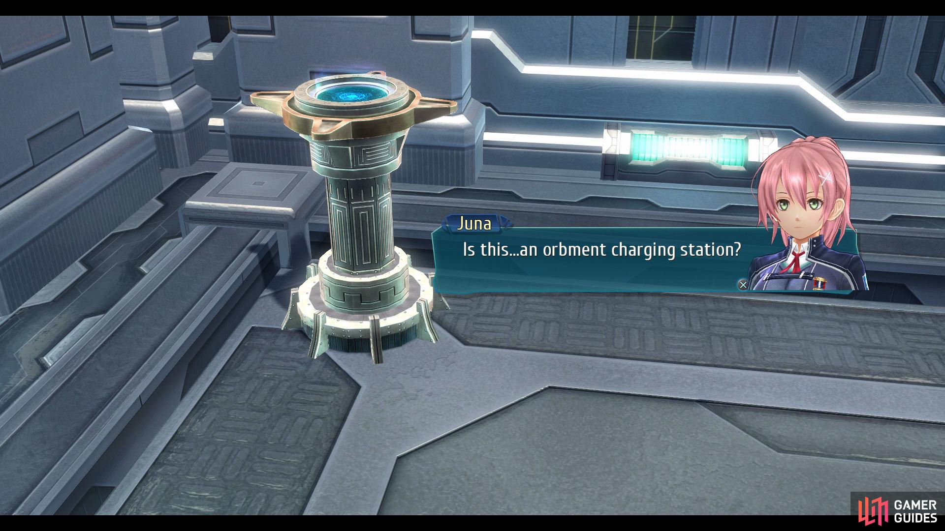 Use the Charging Station to restore any lost HP or CP 