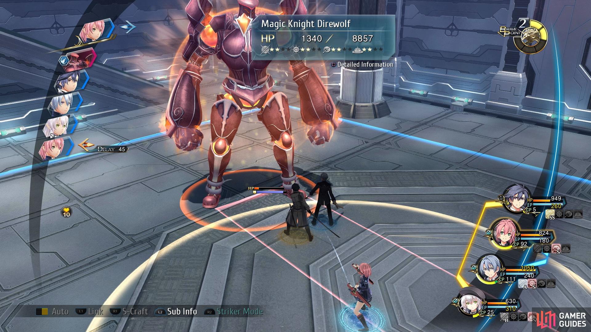 and finally Impede it's Charge attack.