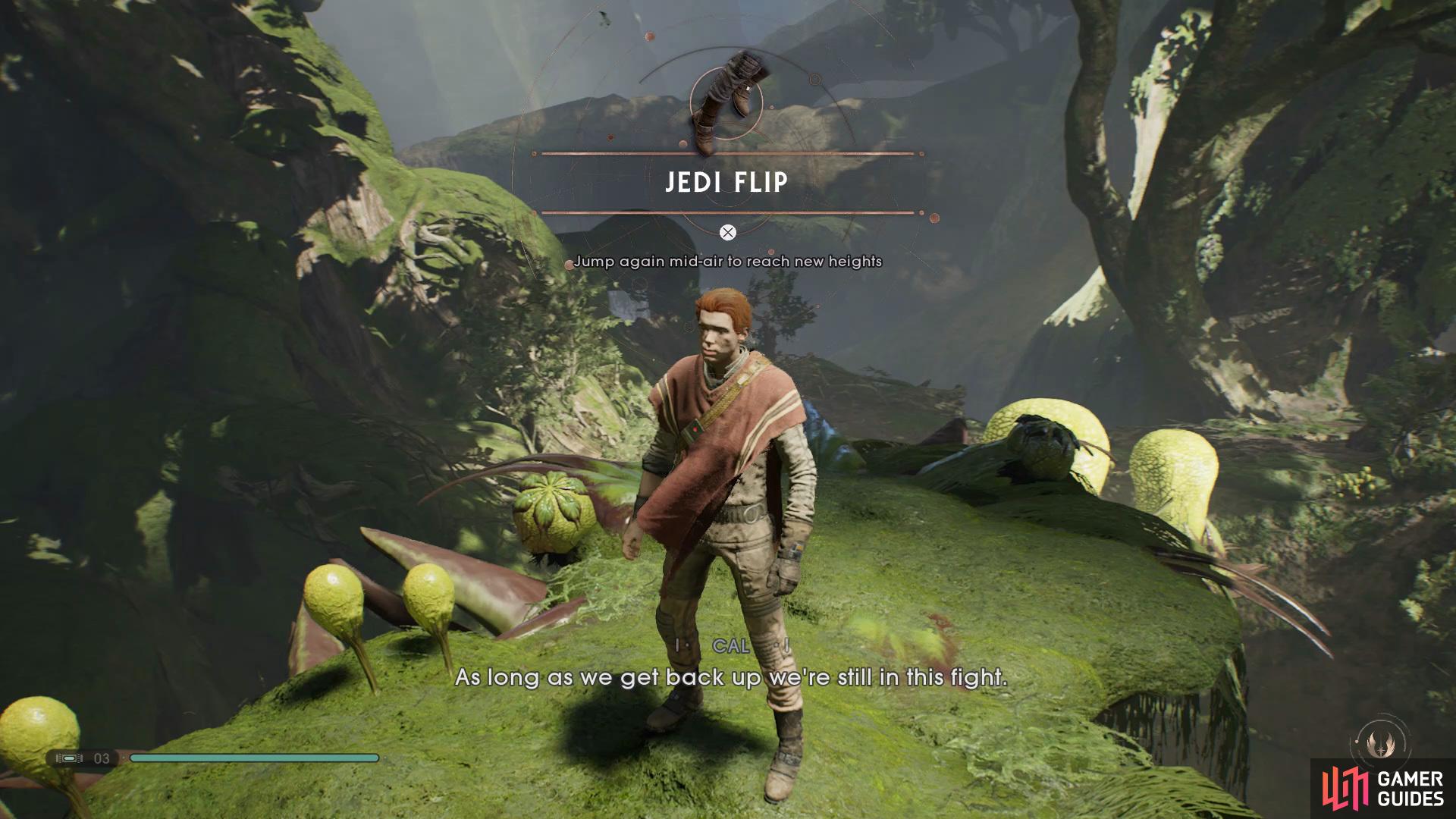 to learn Jedi Flip.