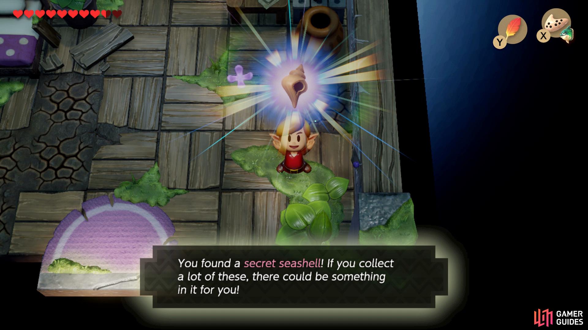 and smash the vases to find a Secret Seashell.