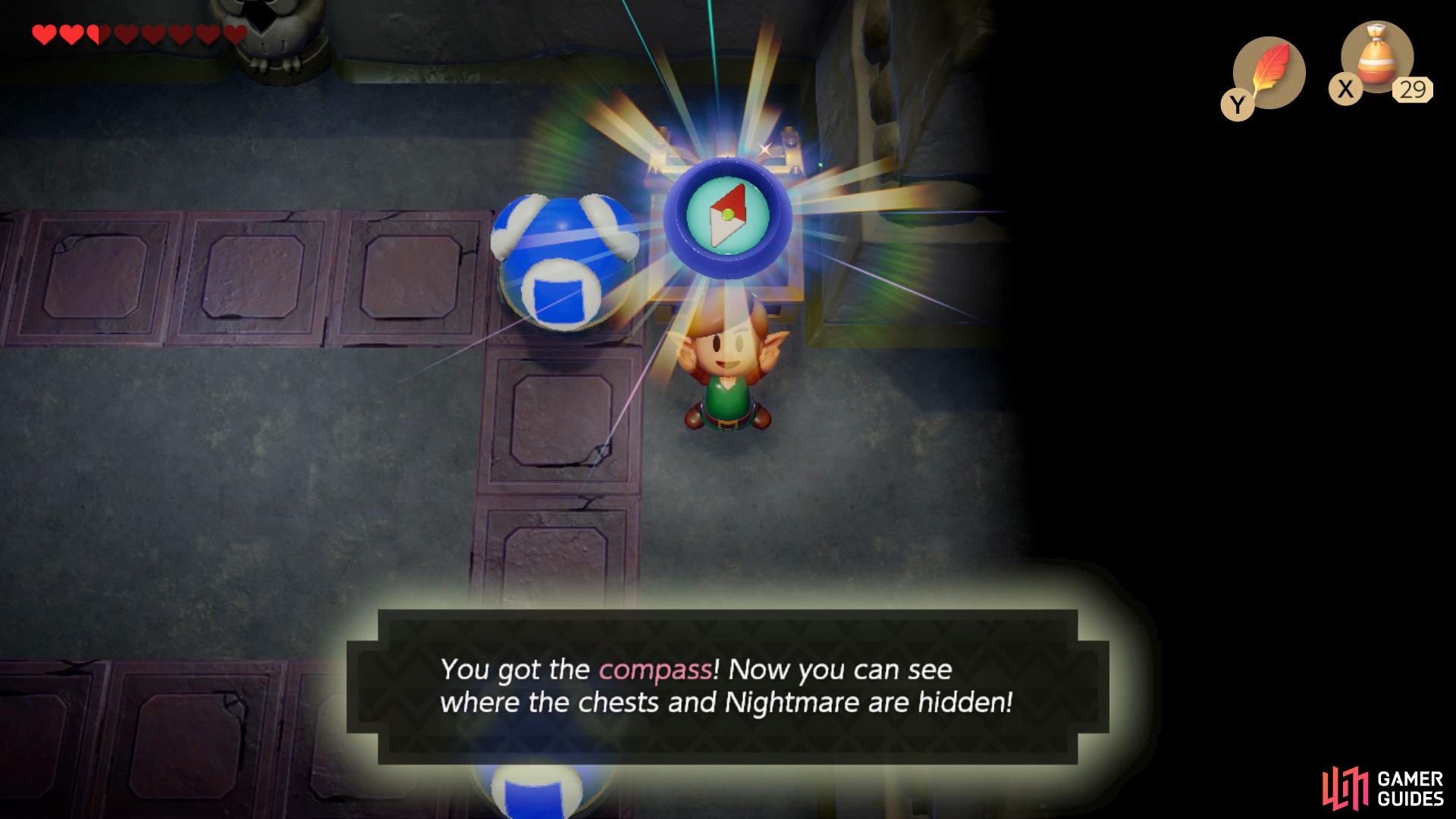  now open the Chest for the Compass.