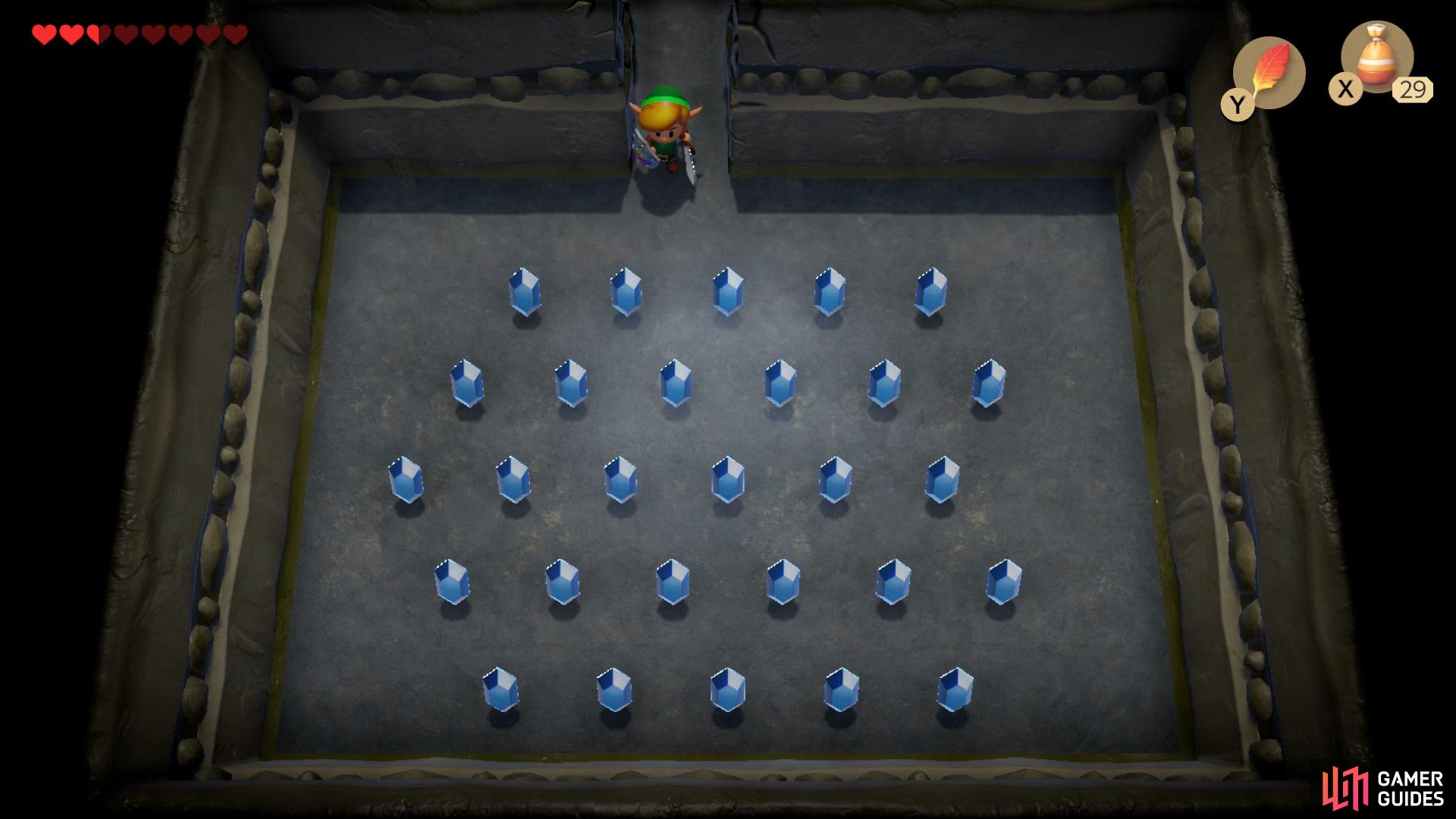 to collect all the Rupees,