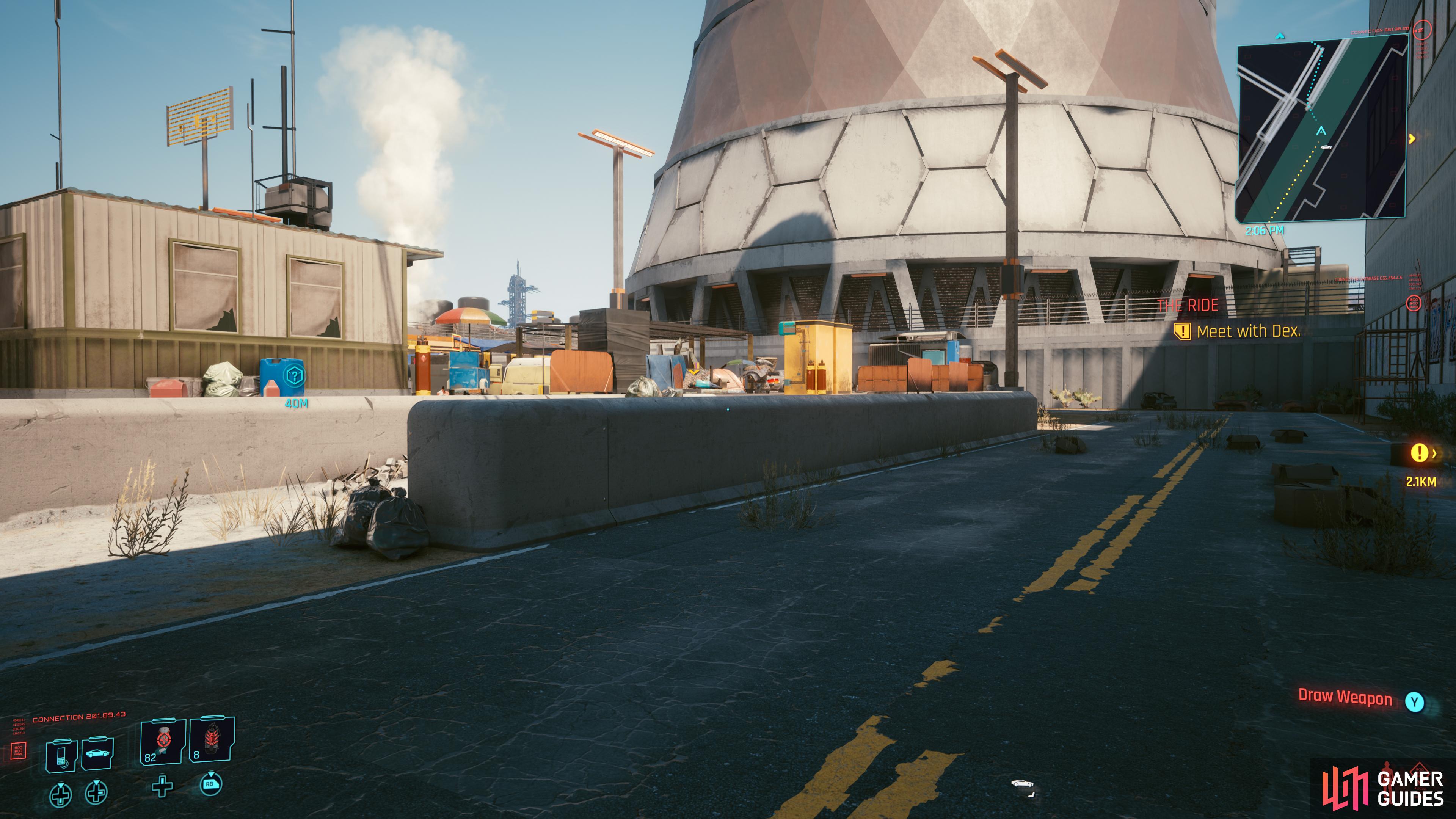 Approach from here to use Stealth on the enemies