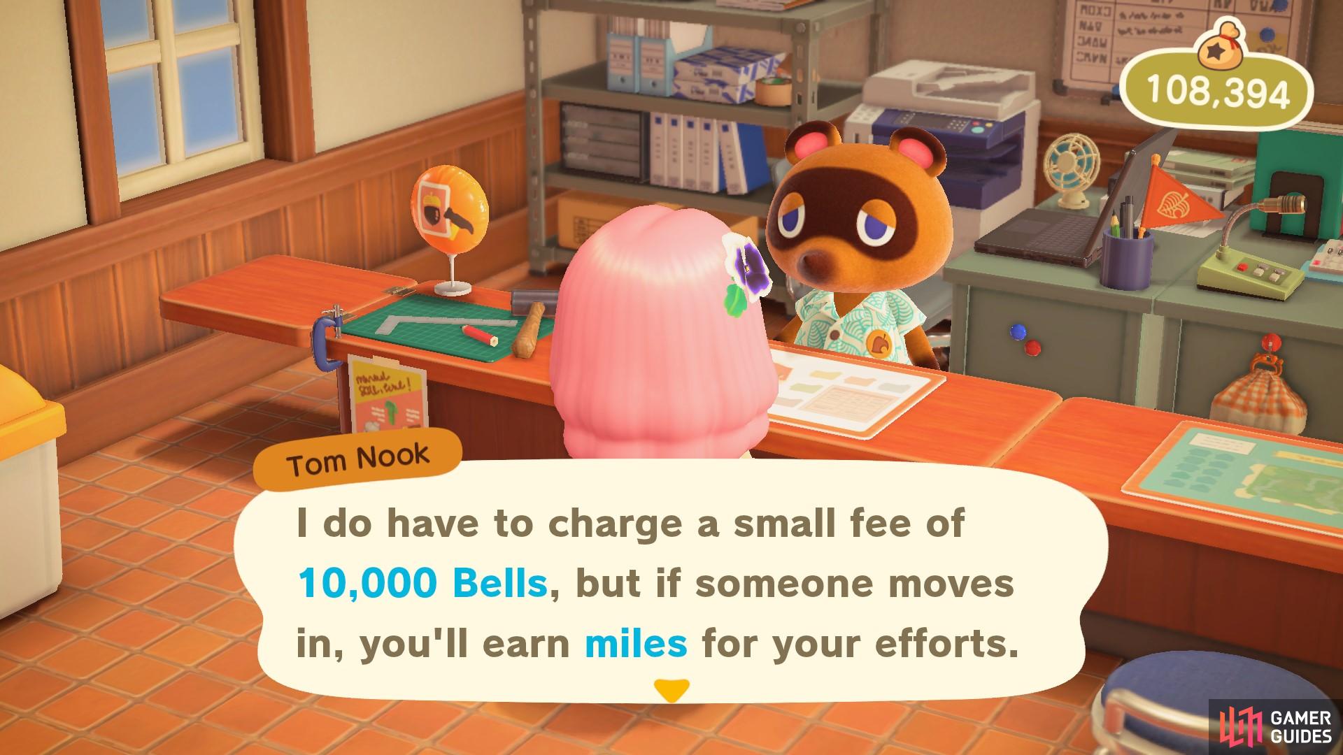 Nook is always looking to charge you for something, huh?