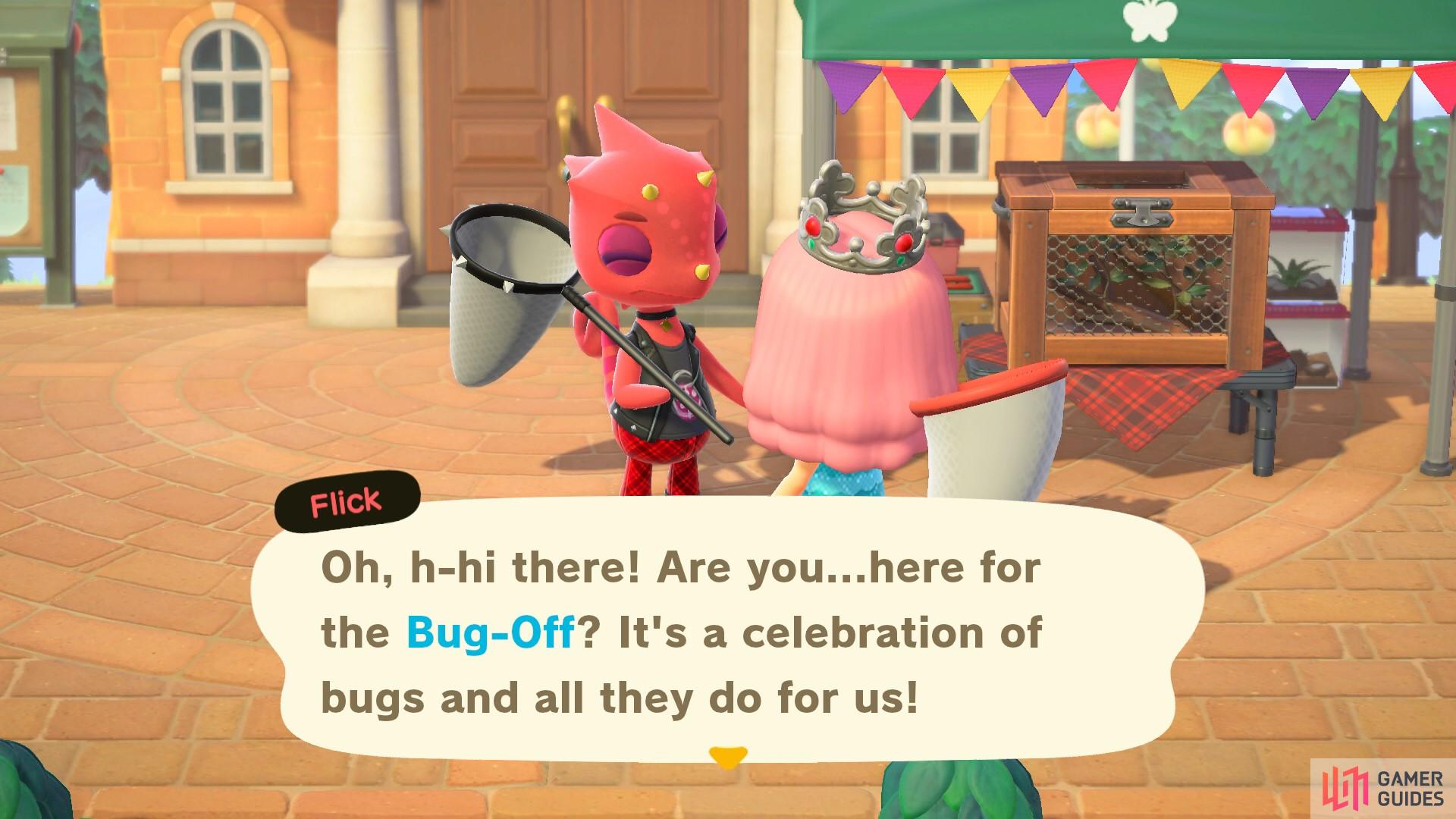 Bug-Offs are summer events where you catch as many bugs as possible to win bug-related rewards!