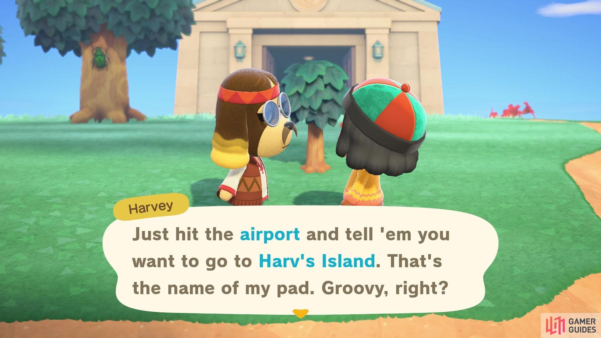 Harvey invites you to his island to see his photo studio.