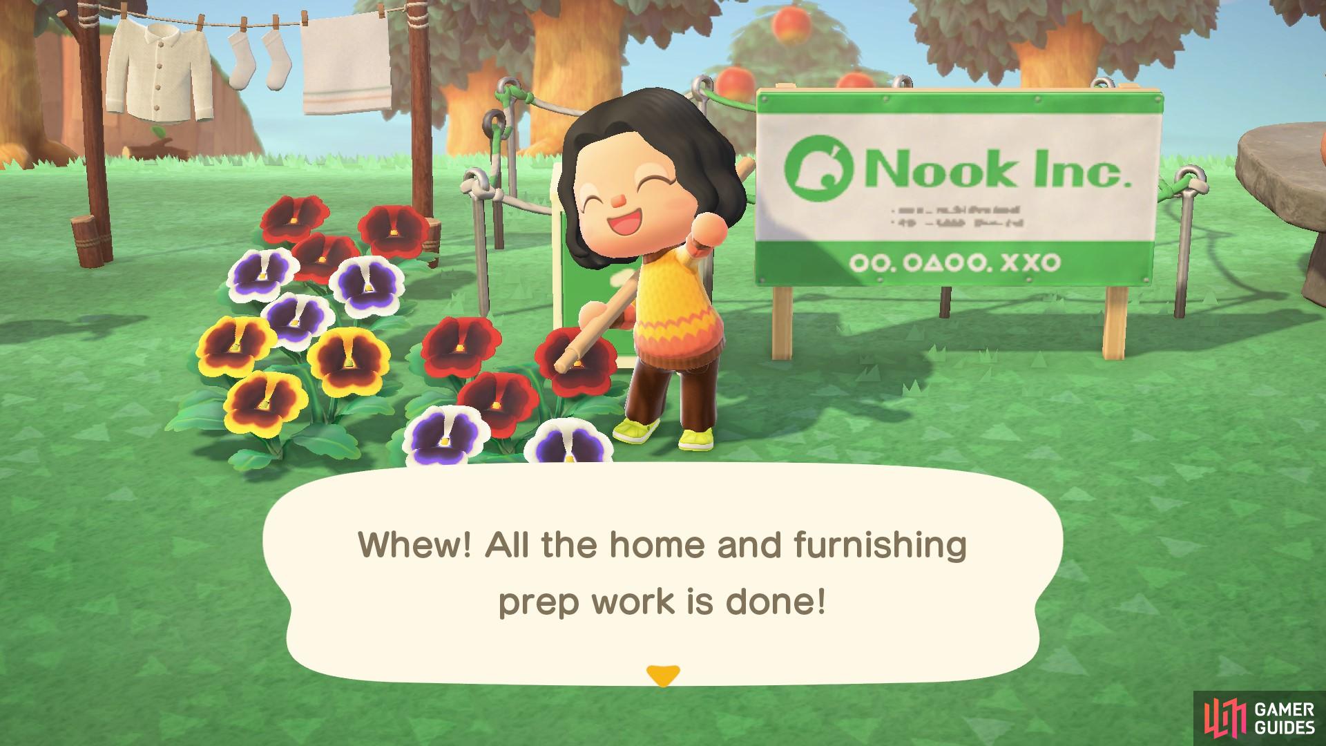 That took a lot of resources! But you're finally done and ready to meet new villagers.