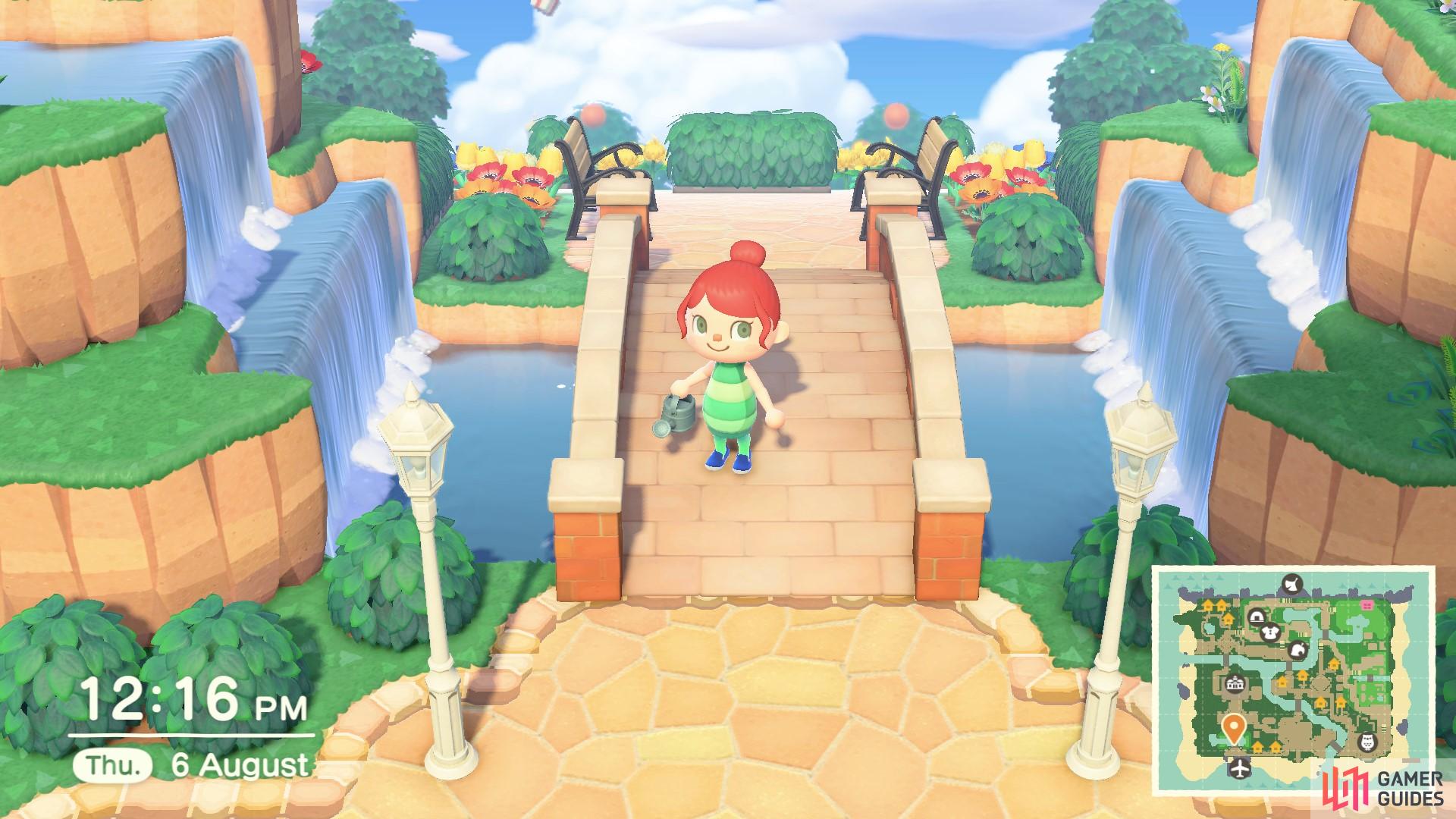 You can use both the cliff construction tool and the waterscaping tool to create a magical entrance.